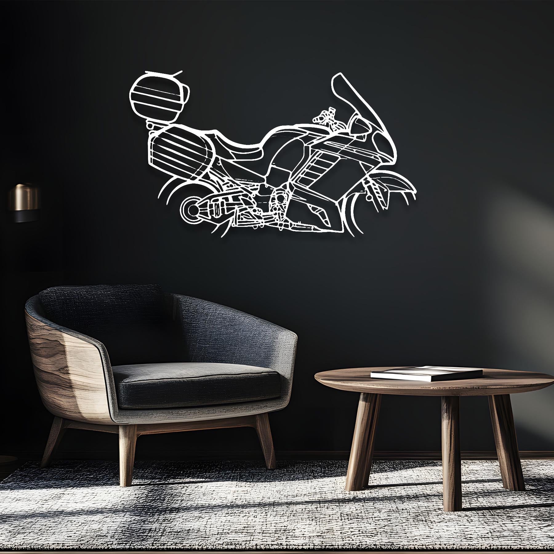 Concours 2009 Silhouette Metal Wall Art