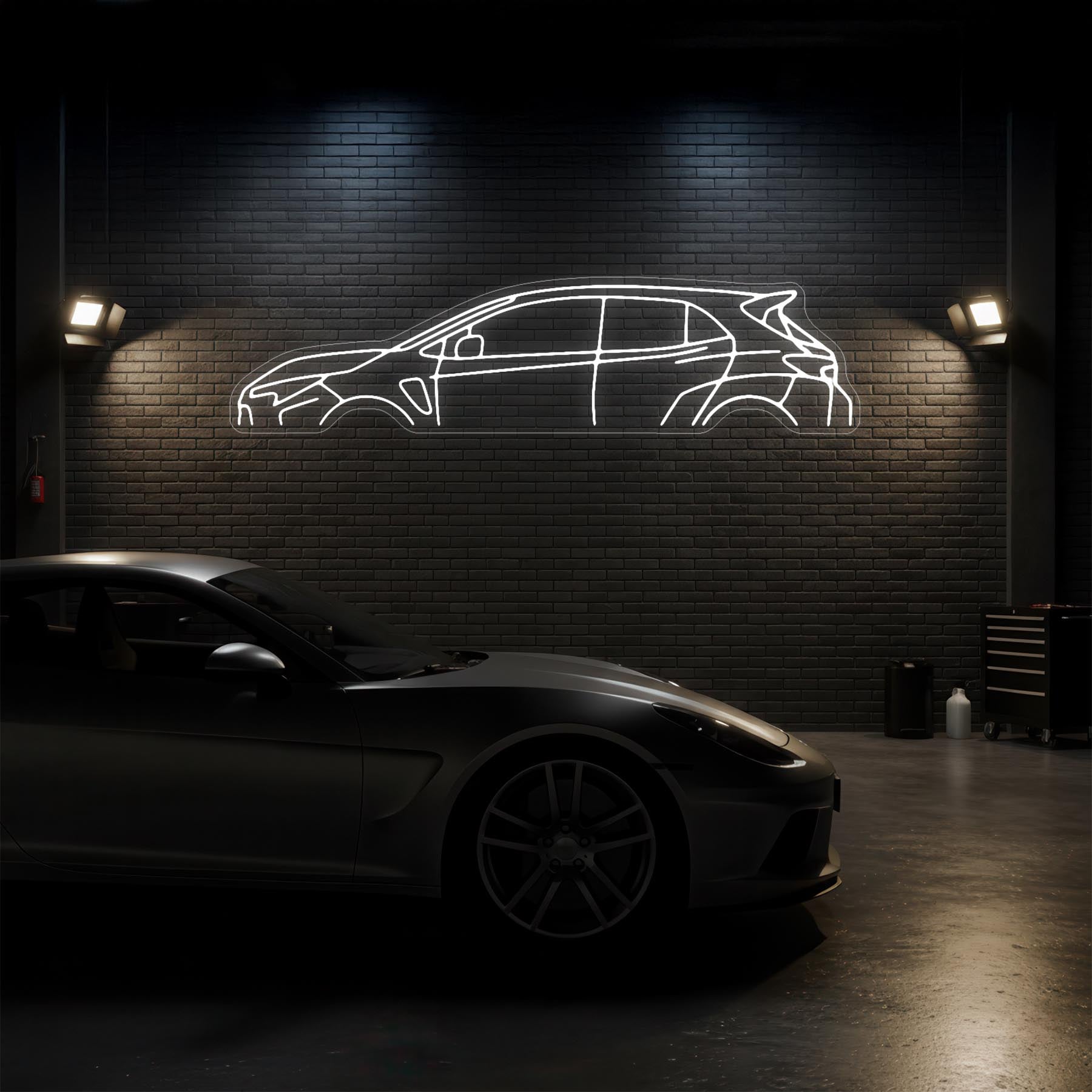 Corolla GR Circuit Neon Silhouette