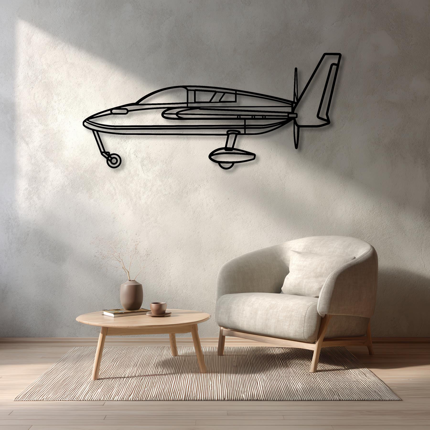 Cozy Mark IV Metal Aircraft Wall Art - NCP0542