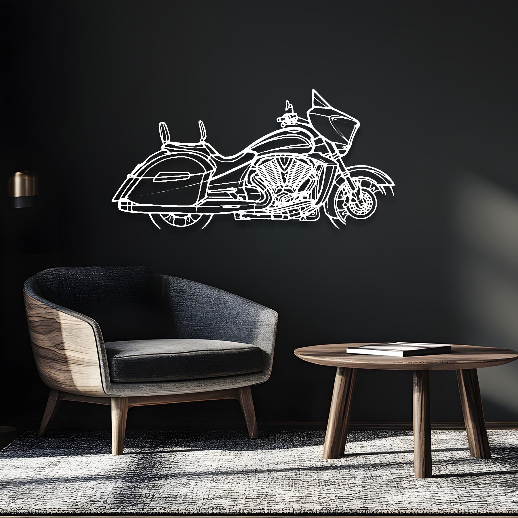 Cross Country 2014 Silhouette Metal Wall Art