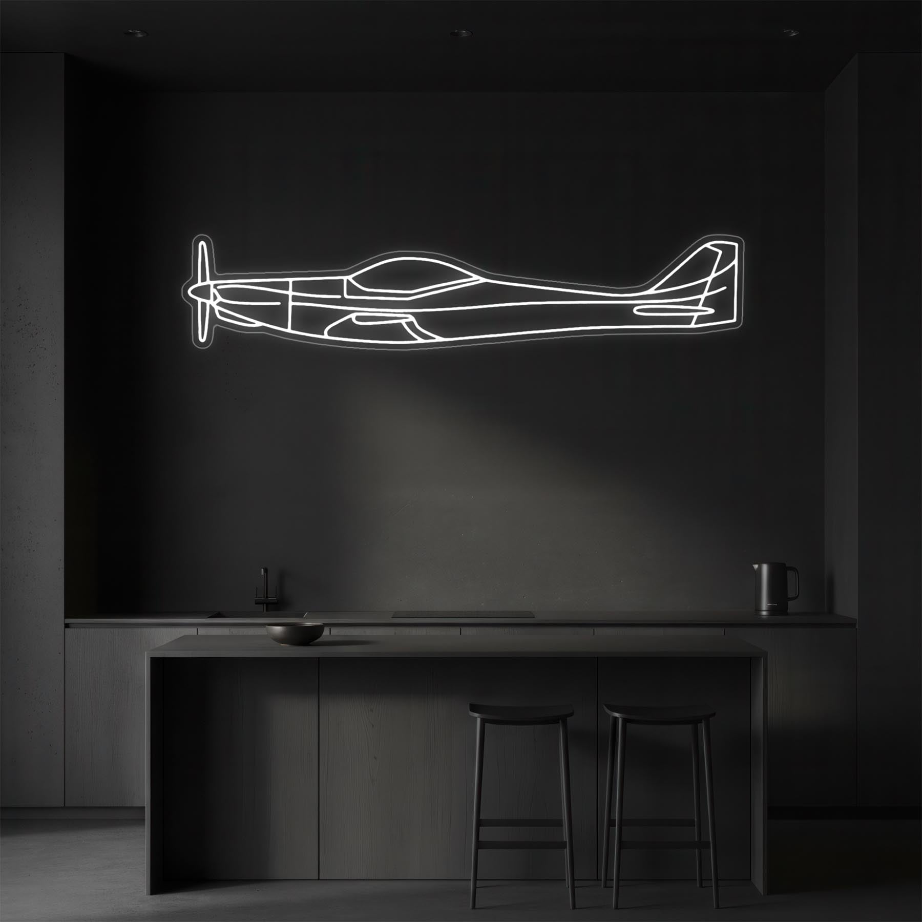 D4BK Neon Silhouette