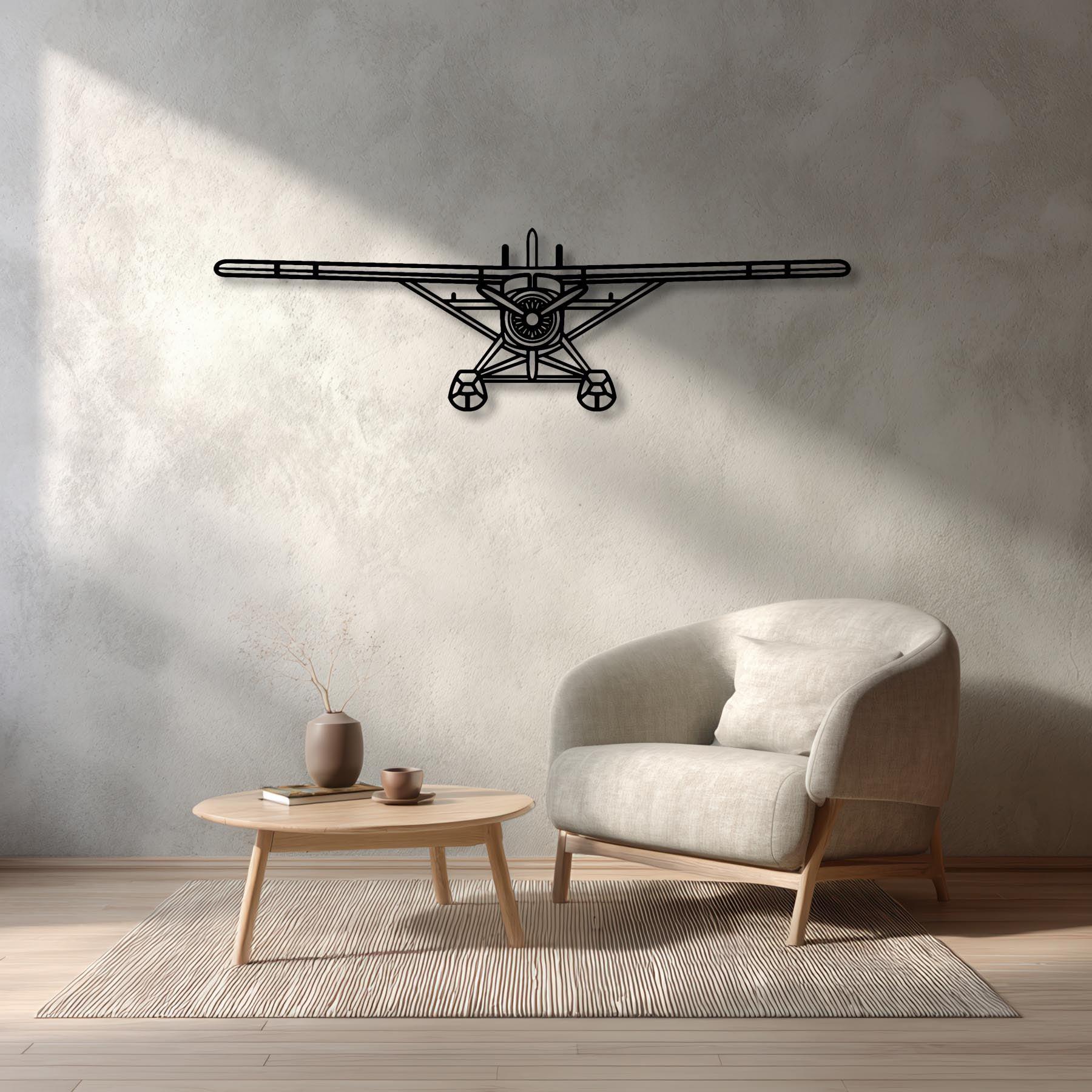 DHC-2 Beaver Metal Aircraft Wall Art - NCP0549