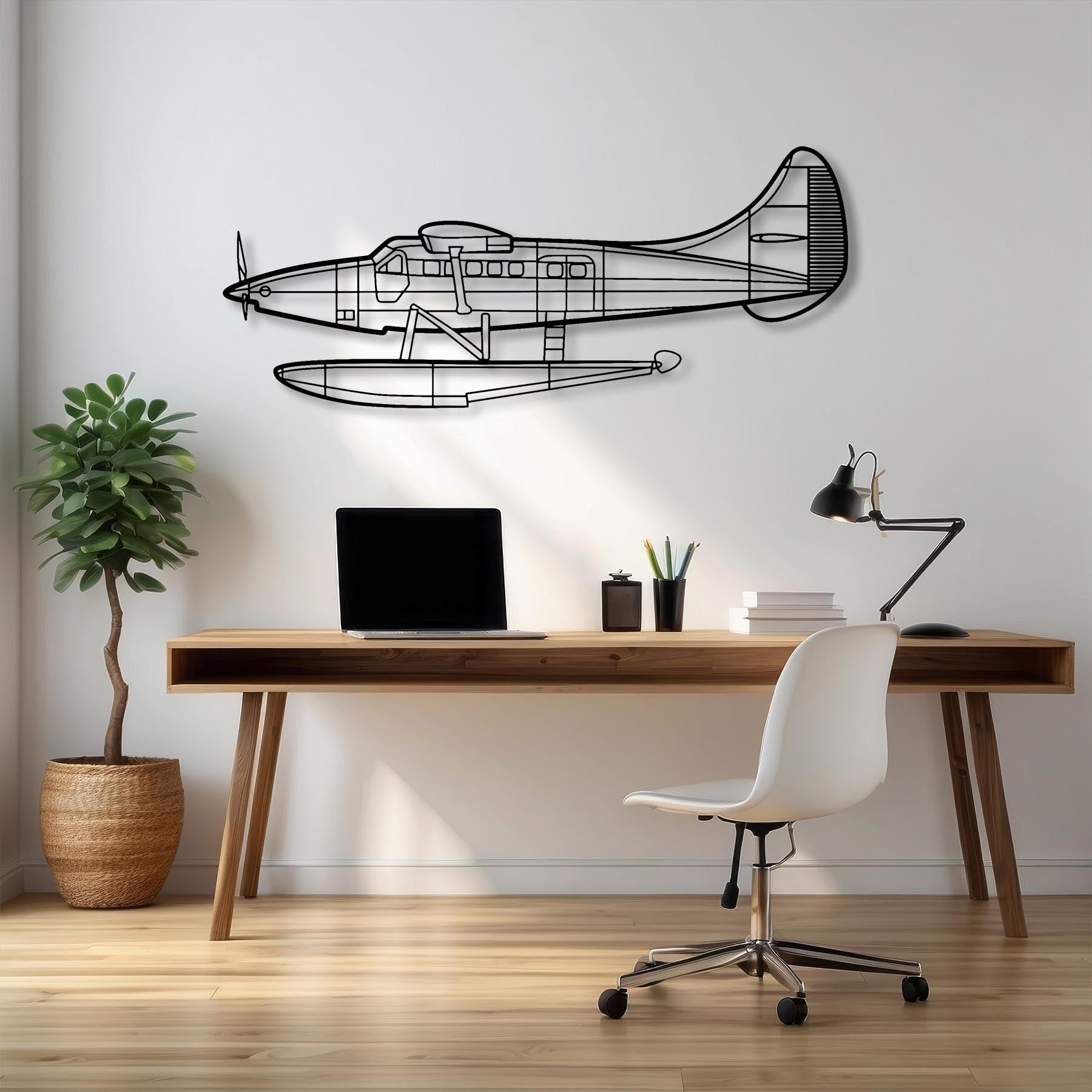 DHC-3T Metal Aircraft Wall Art - NCP0418