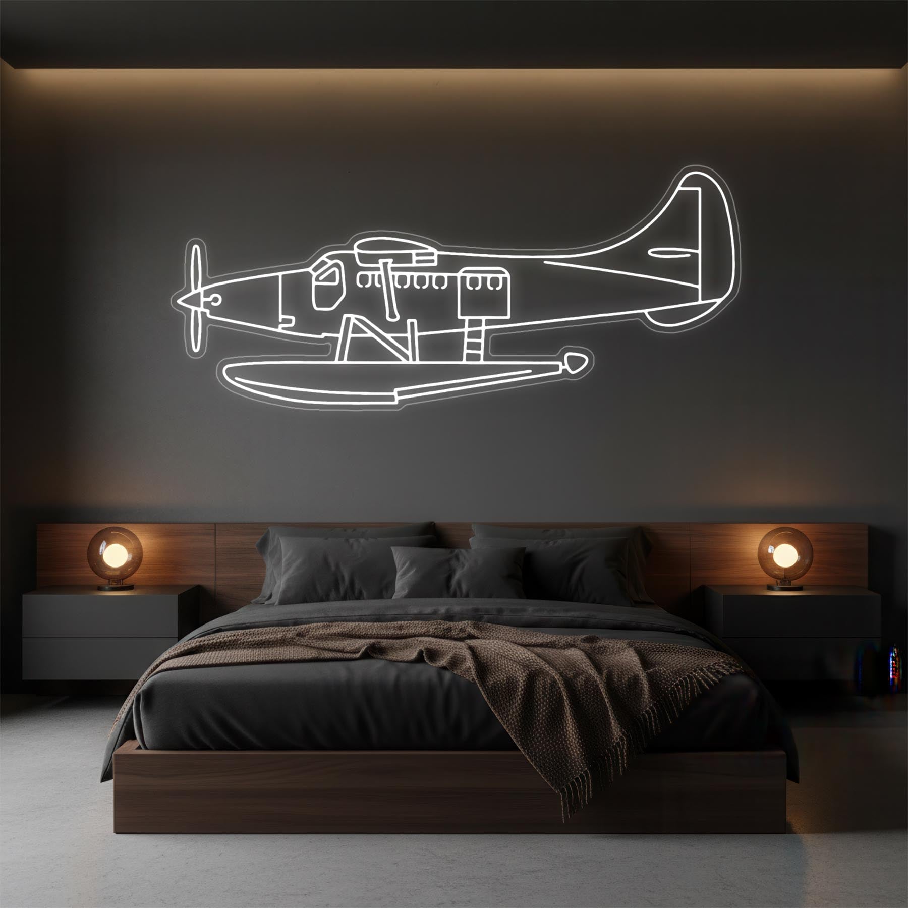 DHC-3T Neon Silhouette