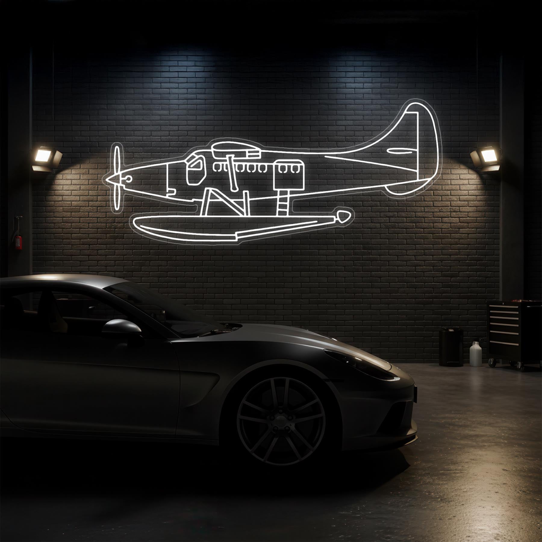 DHC-3T Neon Silhouette