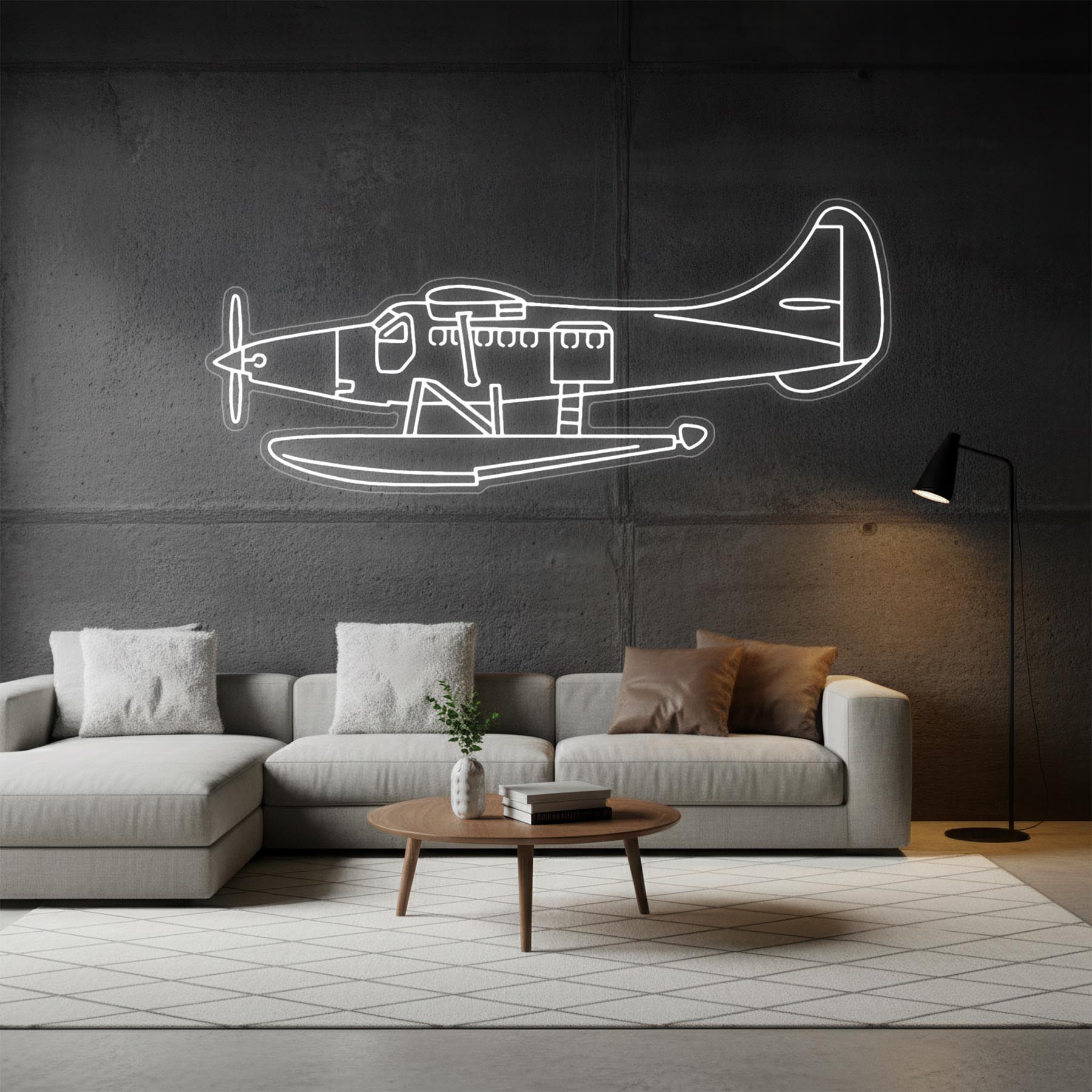 DHC-3T Neon Silhouette