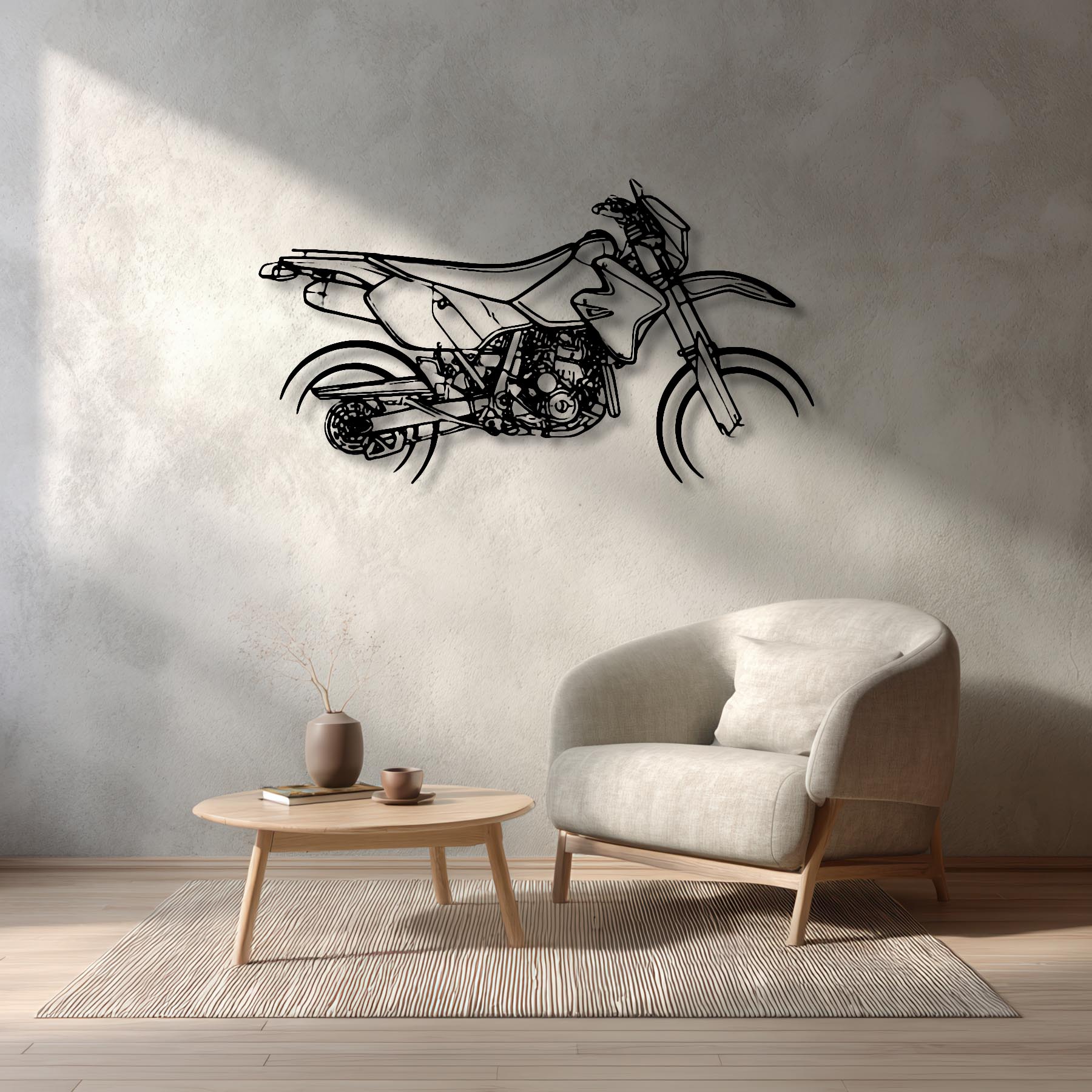 DRZ 400SM Silhouette Metal Wall Art