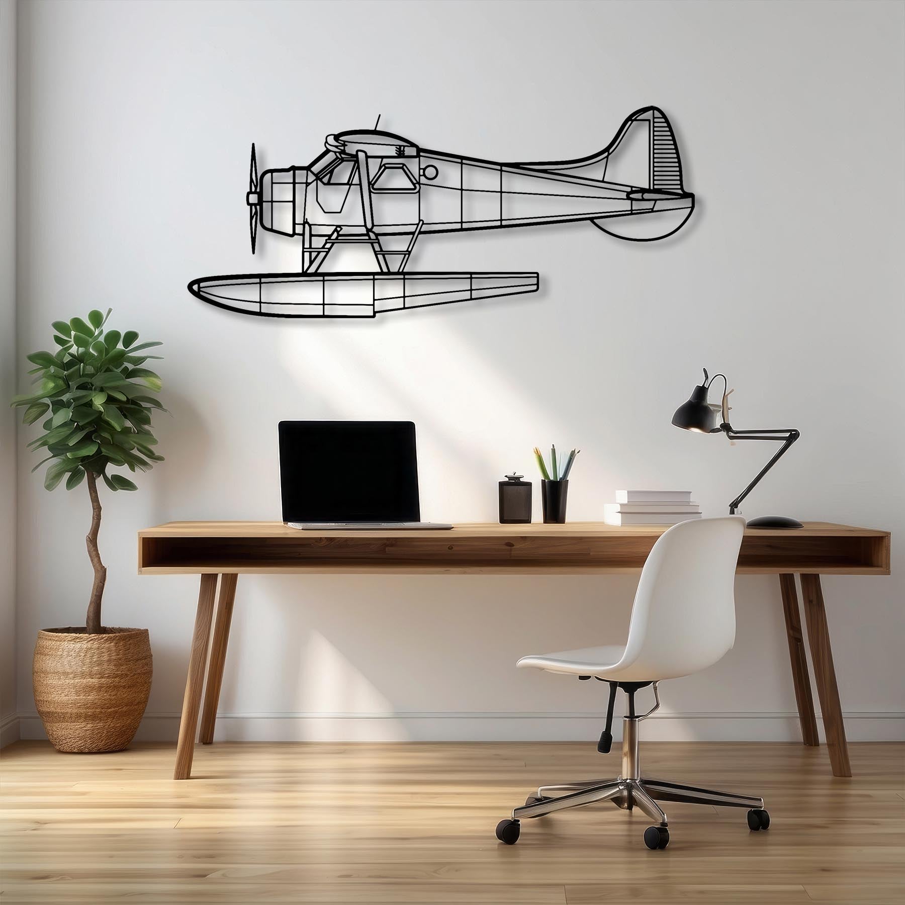 De Havilland Beaver Metal Aircraft Wall Art - NCP0059