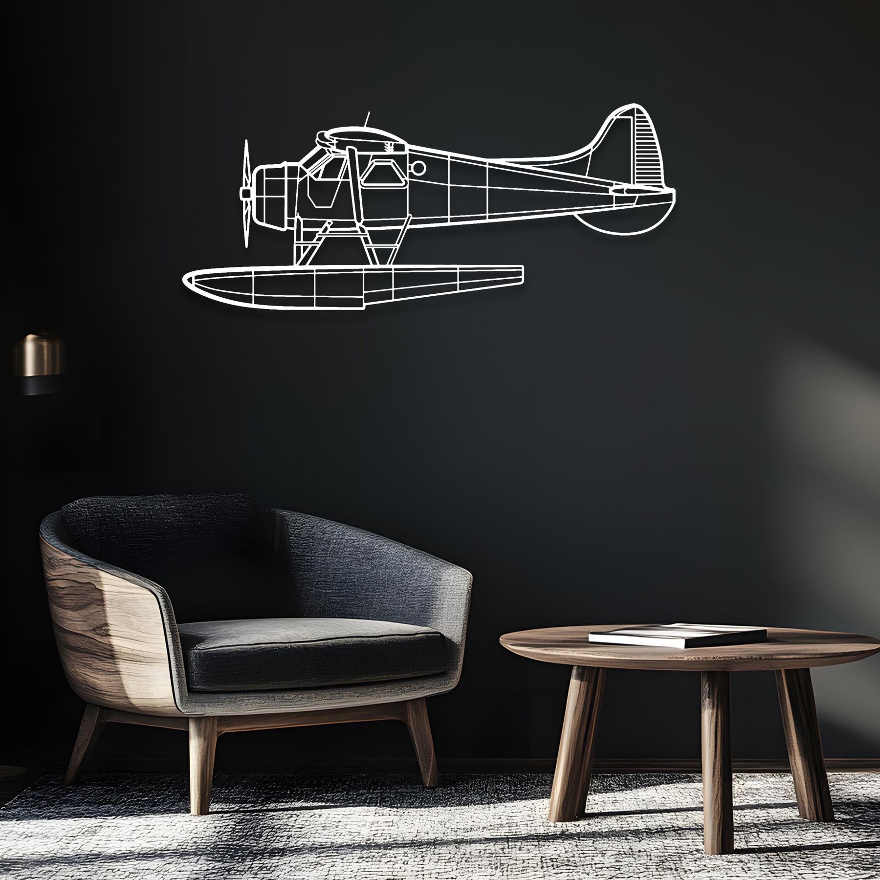De Havilland Beaver Metal Aircraft Wall Art - NCP0059