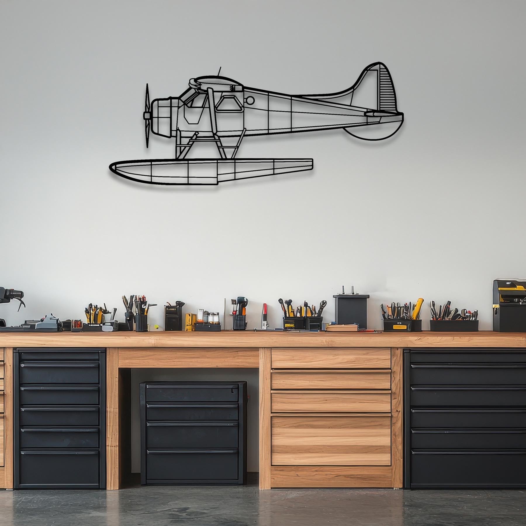 De Havilland Beaver Metal Aircraft Wall Art - NCP0059