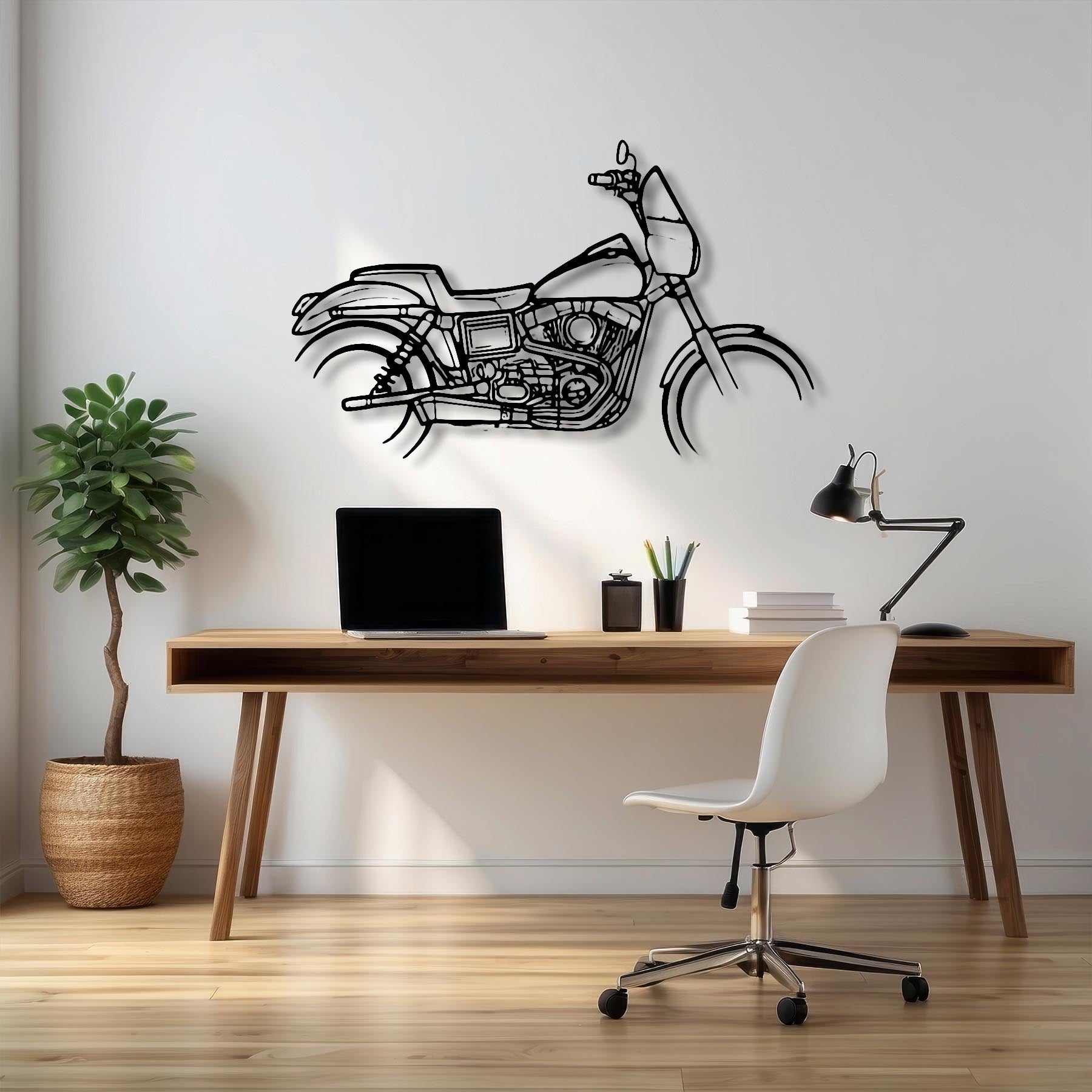Dyna Low Rider 2015 Silhouette Metal Wall Art