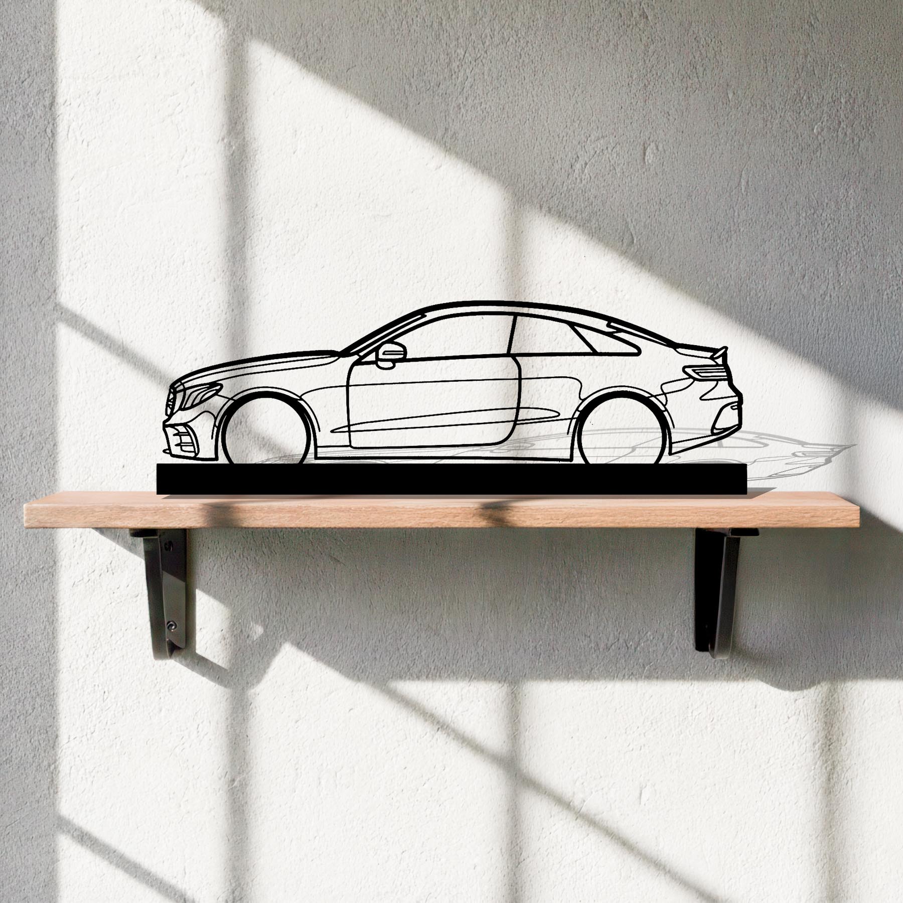 E53 AMG Coupe Silhouette Metal Art Stand