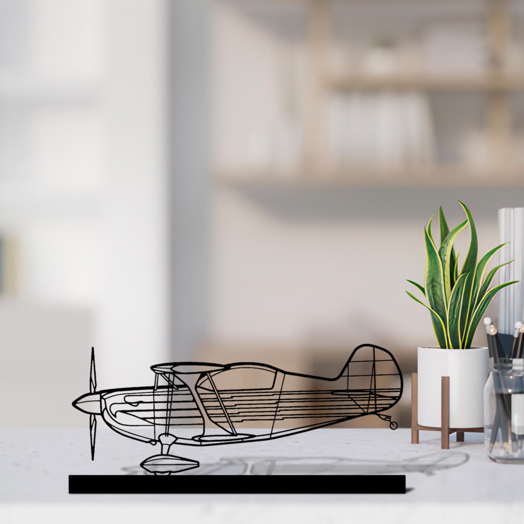 Eagle II Silhouette Metal Art Stand