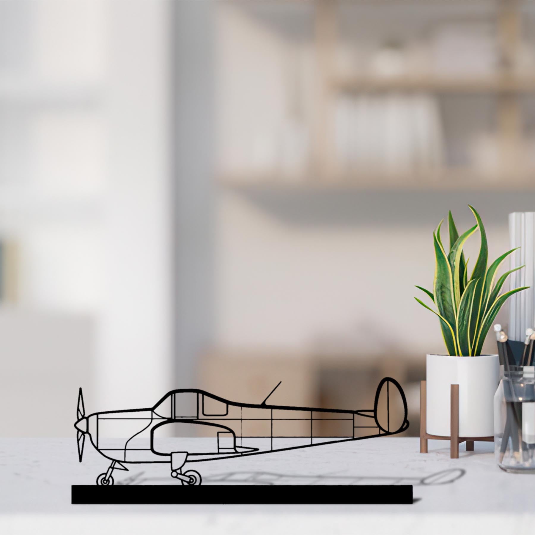 Ercoupe 415-C Silhouette Metal Art Stand