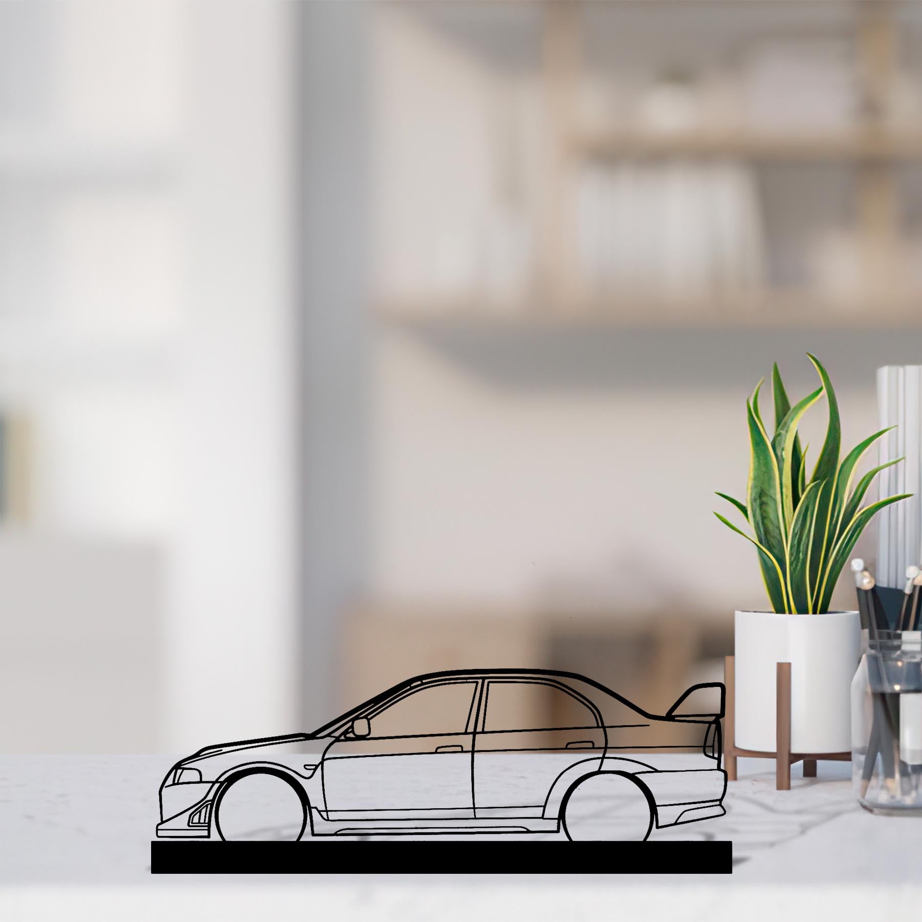 Evo VI Silhouette Metal Art Stand