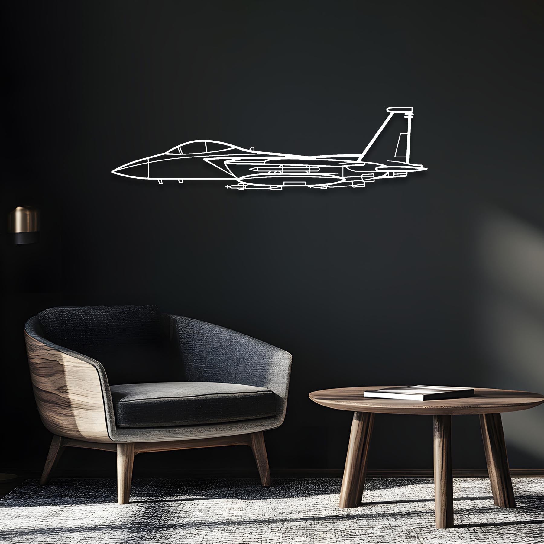 F-15 Strike Eagle Metal Aircraft Wall Art - NCP0074