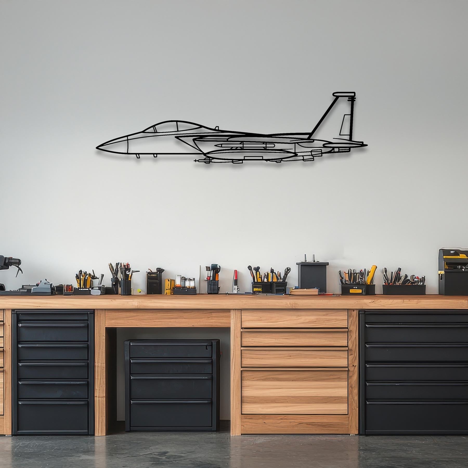 F-15 Strike Eagle Metal Aircraft Wall Art - NCP0074