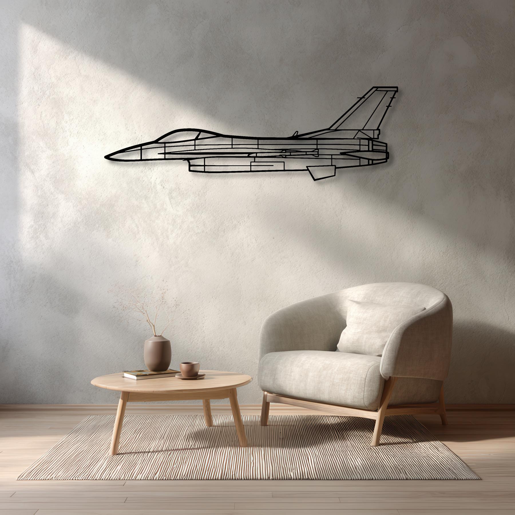 F-16C Block 50 Metal Aircraft Wall Art - NCP0177