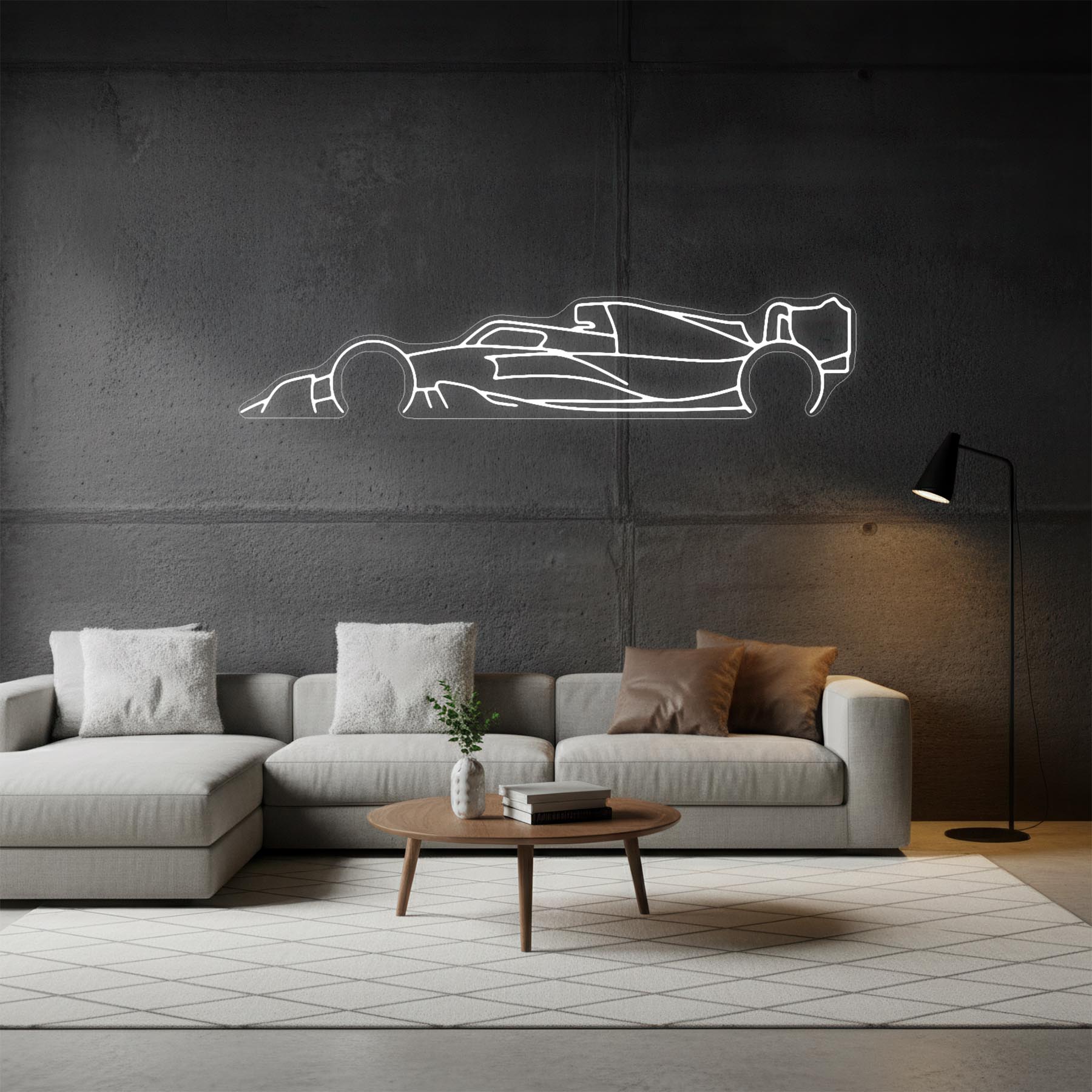 F1 2022 Neon Silhouette