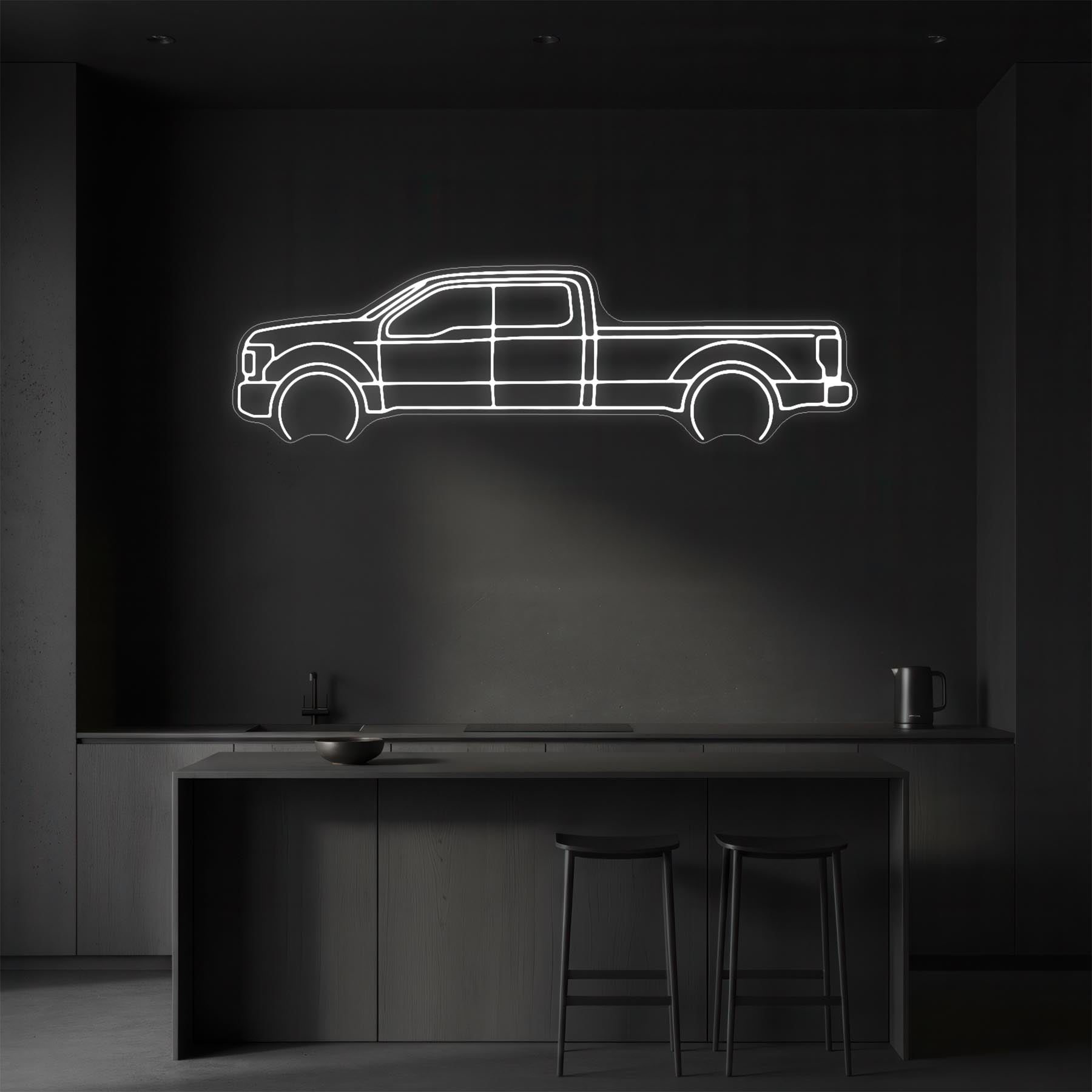 F350 2020 Neon Silhouette