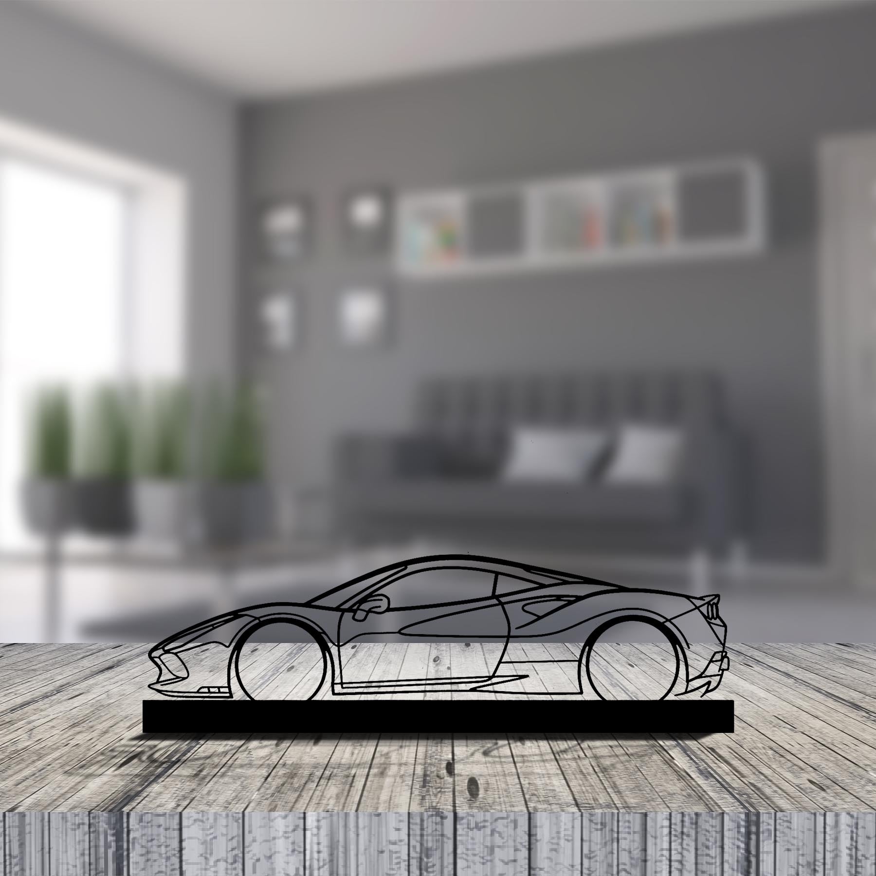 F8 Silhouette Metal Art Stand