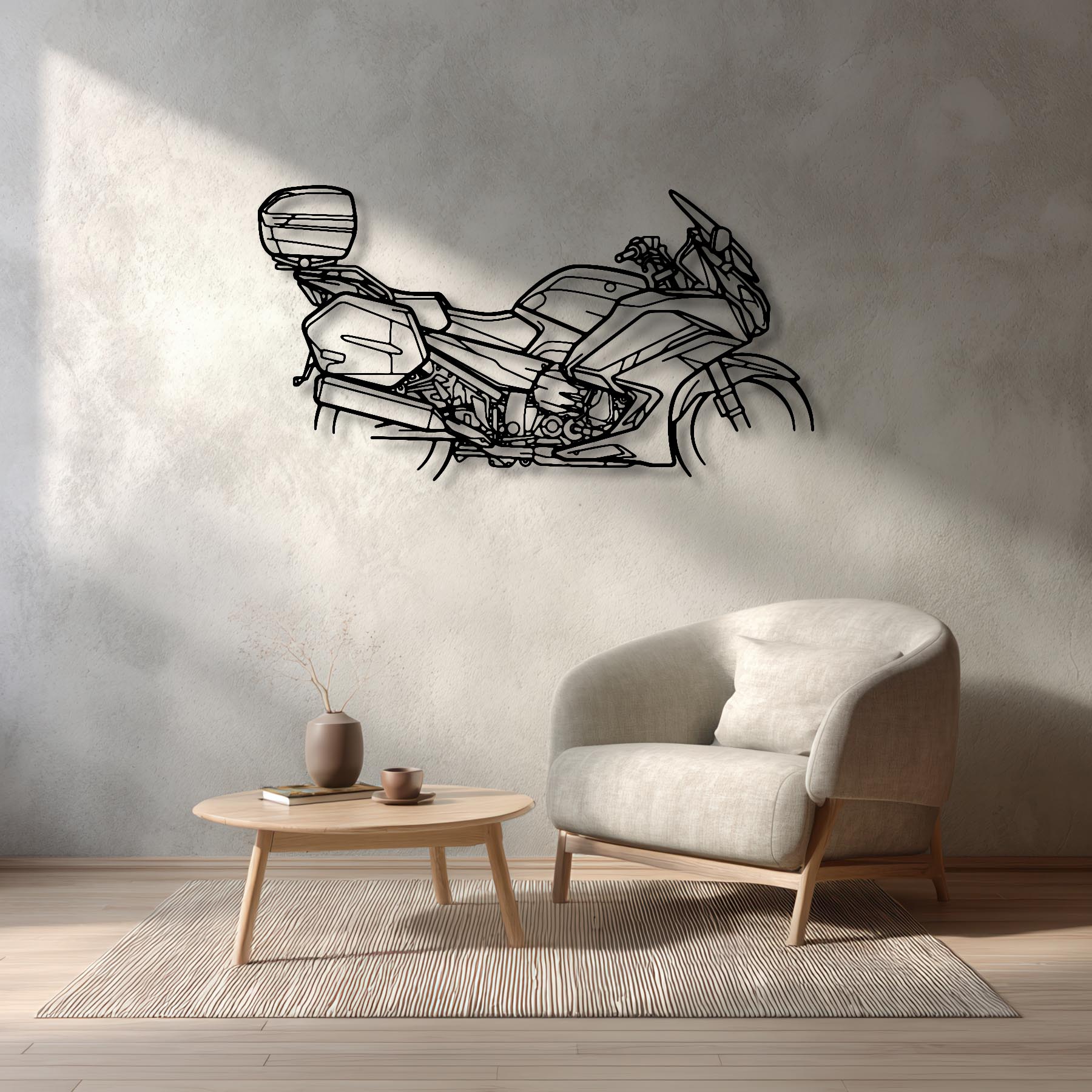 FJR 1300 Silhouette Metal Wall Art