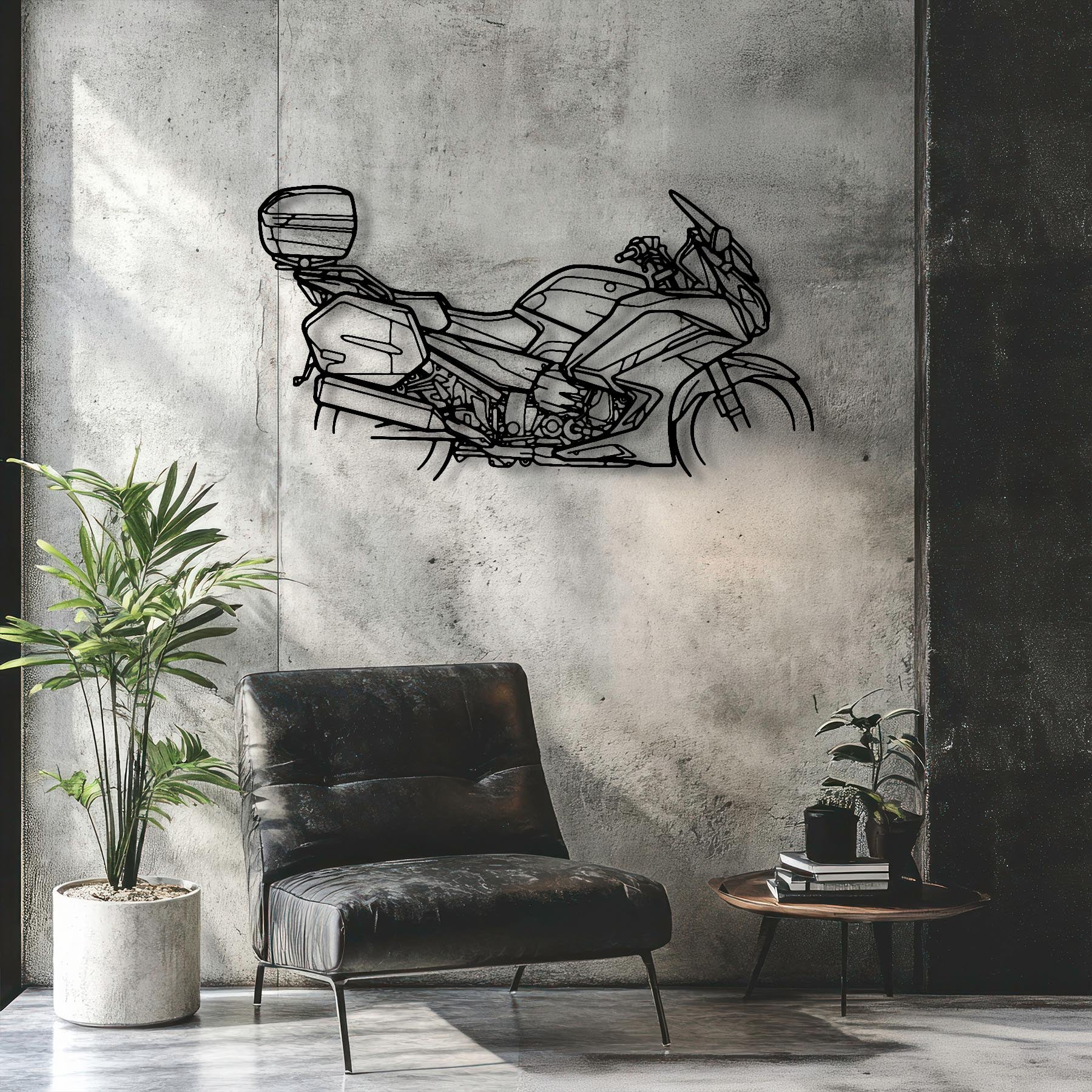 FJR 1300 Silhouette Metal Wall Art