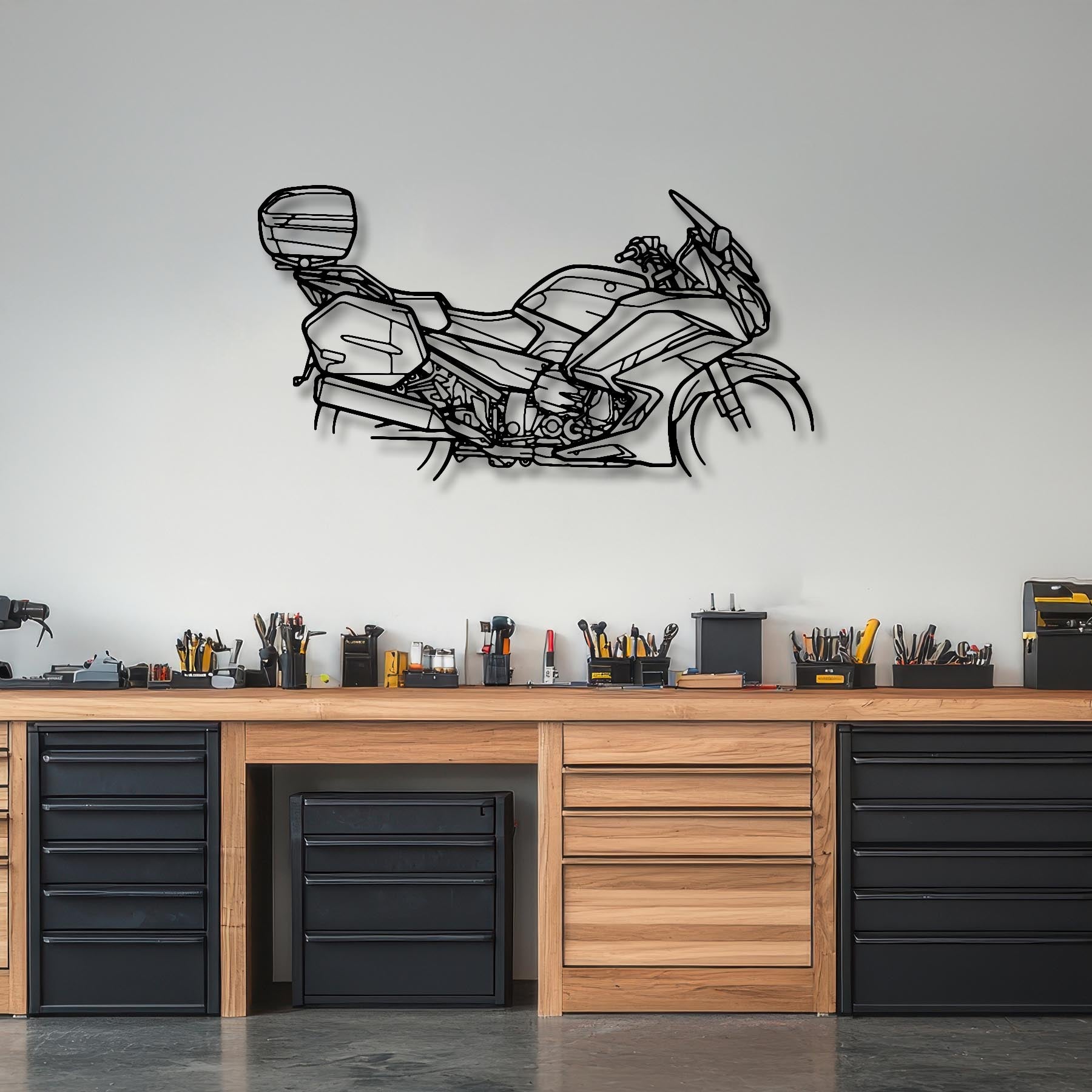 FJR 1300 Silhouette Metal Wall Art