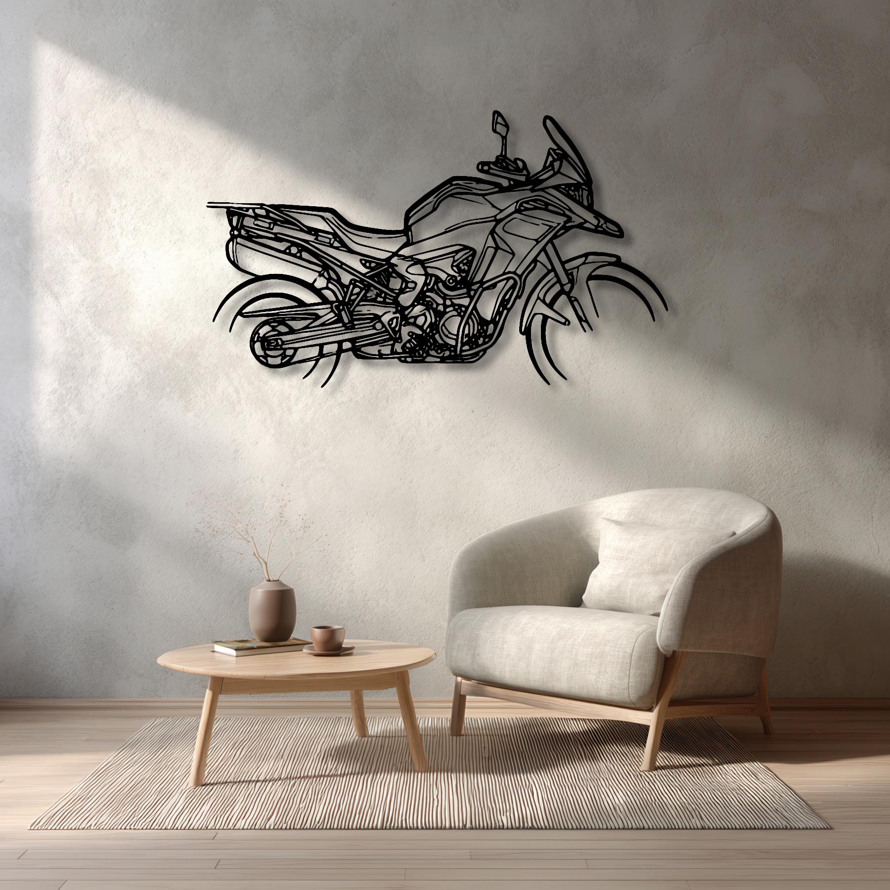 F 850 GS Adventure 2020 Silhouette Metal Wall Art