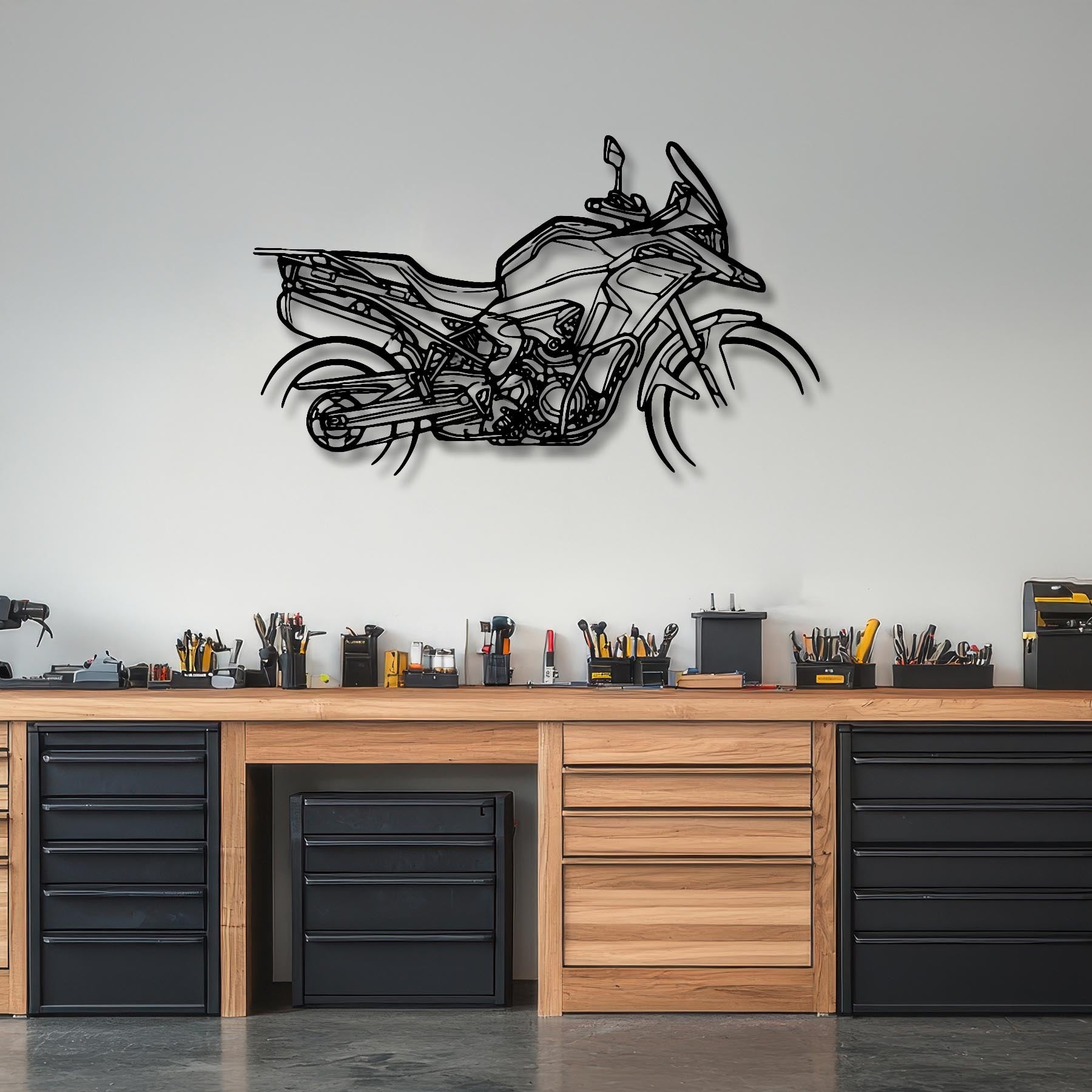 F 850 GS Adventure 2020 Silhouette Metal Wall Art