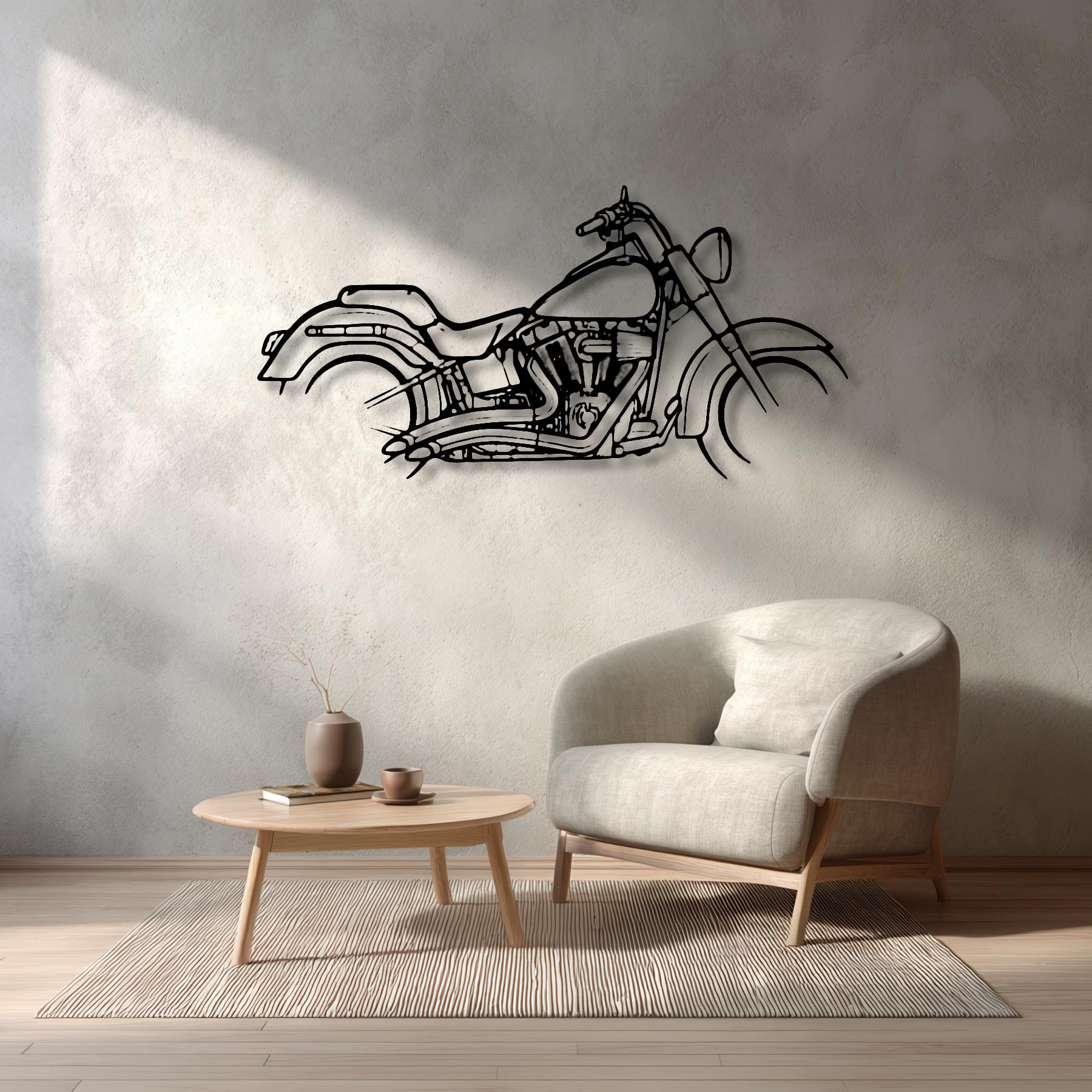 Fat Boy 2013 Silhouette Metal Wall Art