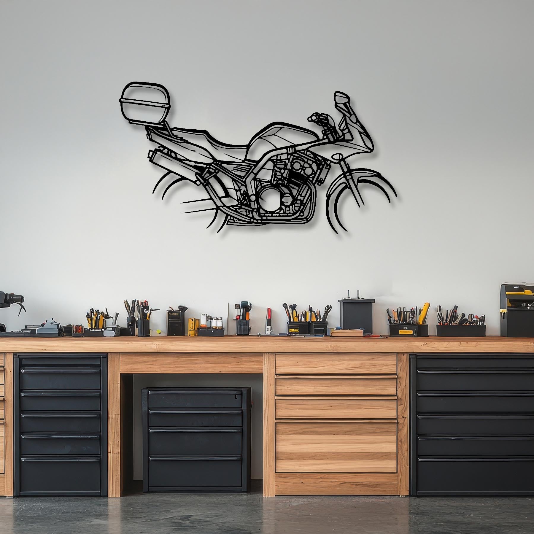 Fazer 600 2002 Silhouette Metal Wall Art