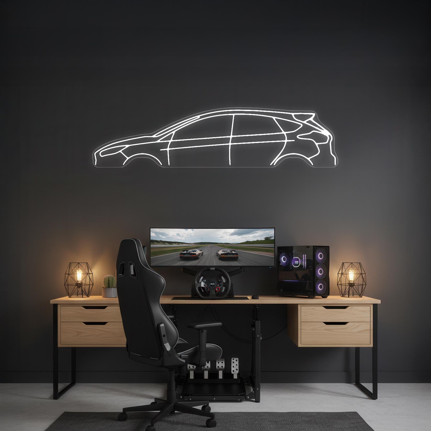 Focus ST 2016 Neon Silhouette