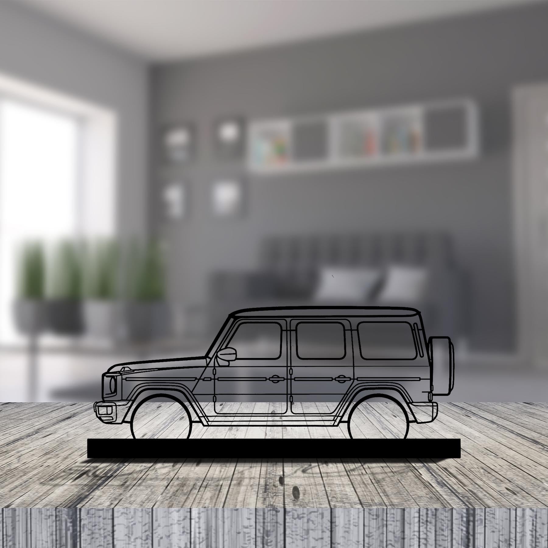 G63 AMG 2021 Silhouette Metal Art Stand