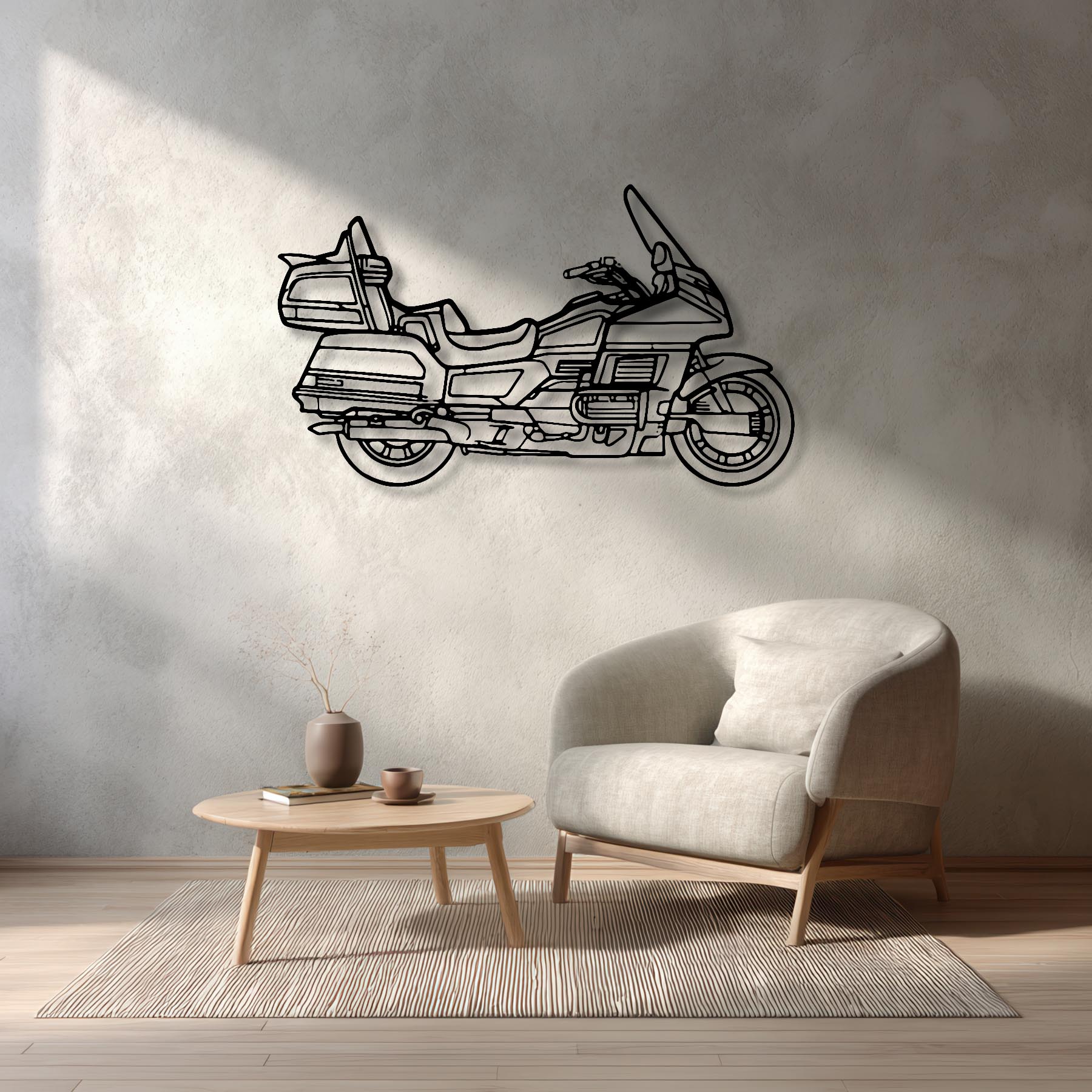 GL 1500 2008 Silhouette Metal Wall Art