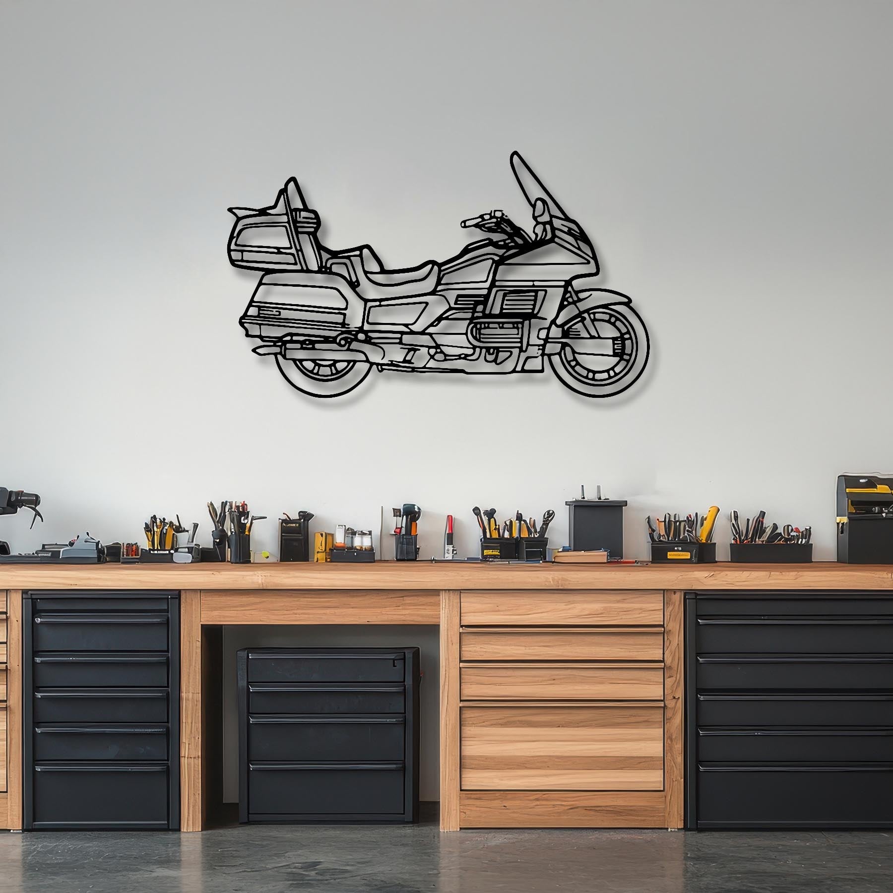 GL 1500 2008 Silhouette Metal Wall Art