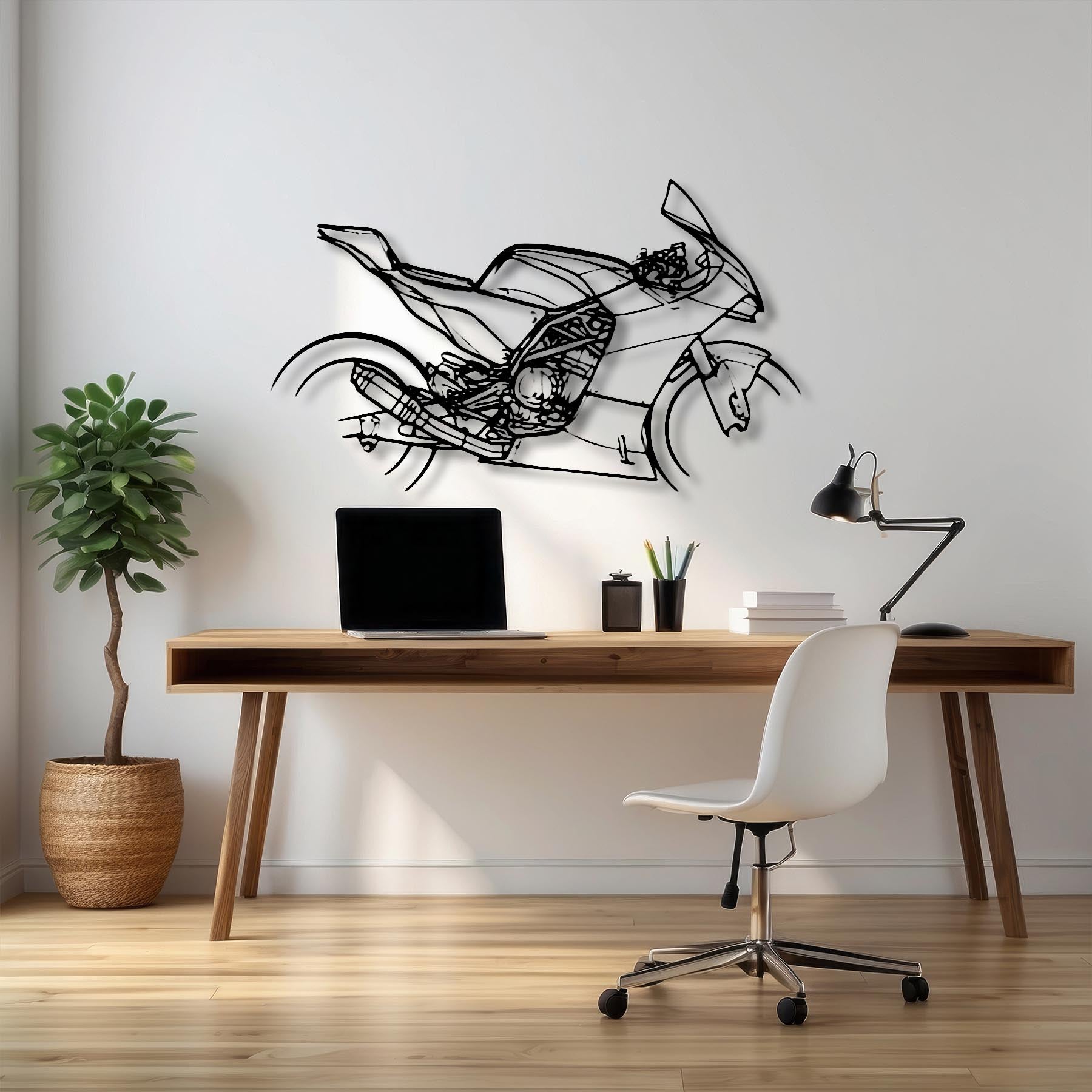 GP2 890R 2022 Silhouette Metal Wall Art
