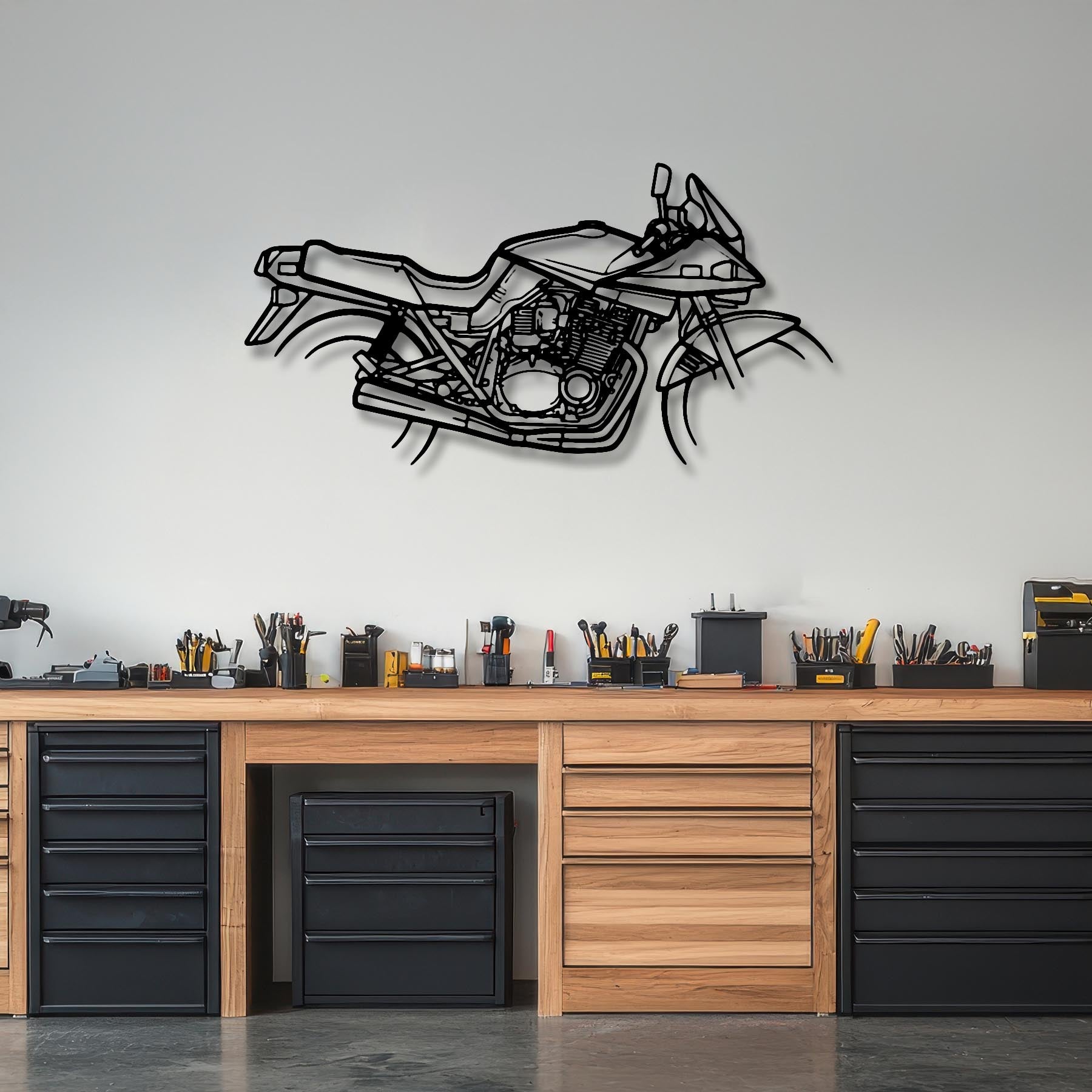 GS1000 Katana 1982 Silhouette Metal Wall Art