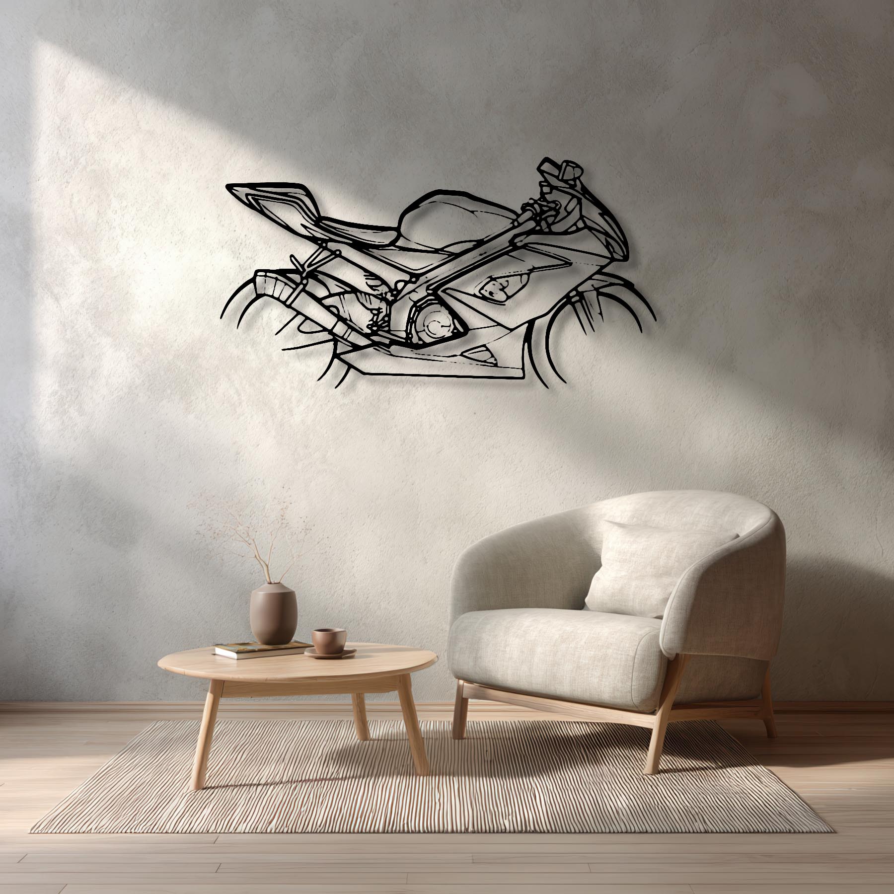 GSX-R1000 Silhouette Metal Wall Art