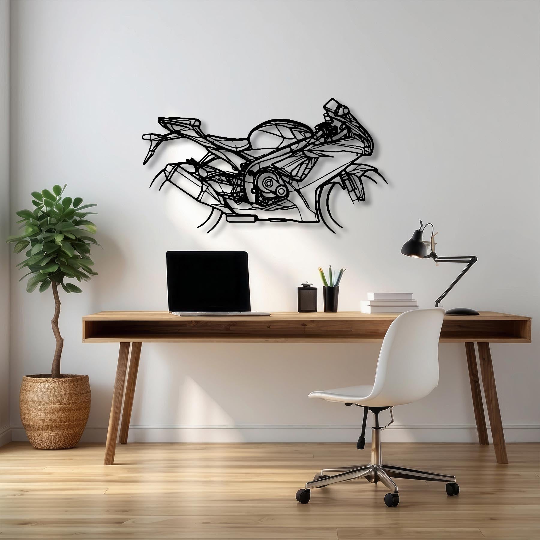 GSX-R 750 2021 Silhouette Metal Wall Art