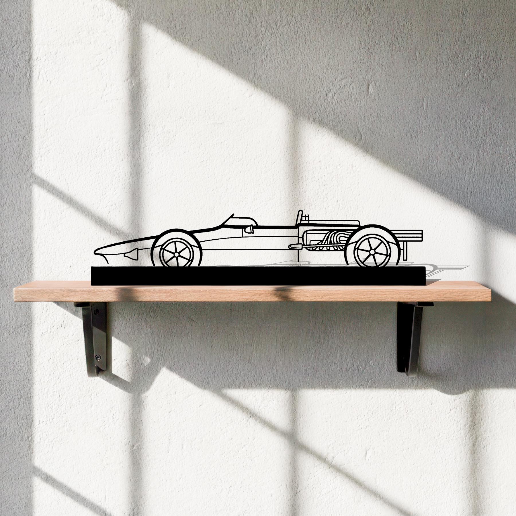 Gurney Eagle 1967 Silhouette Metal Art Stand