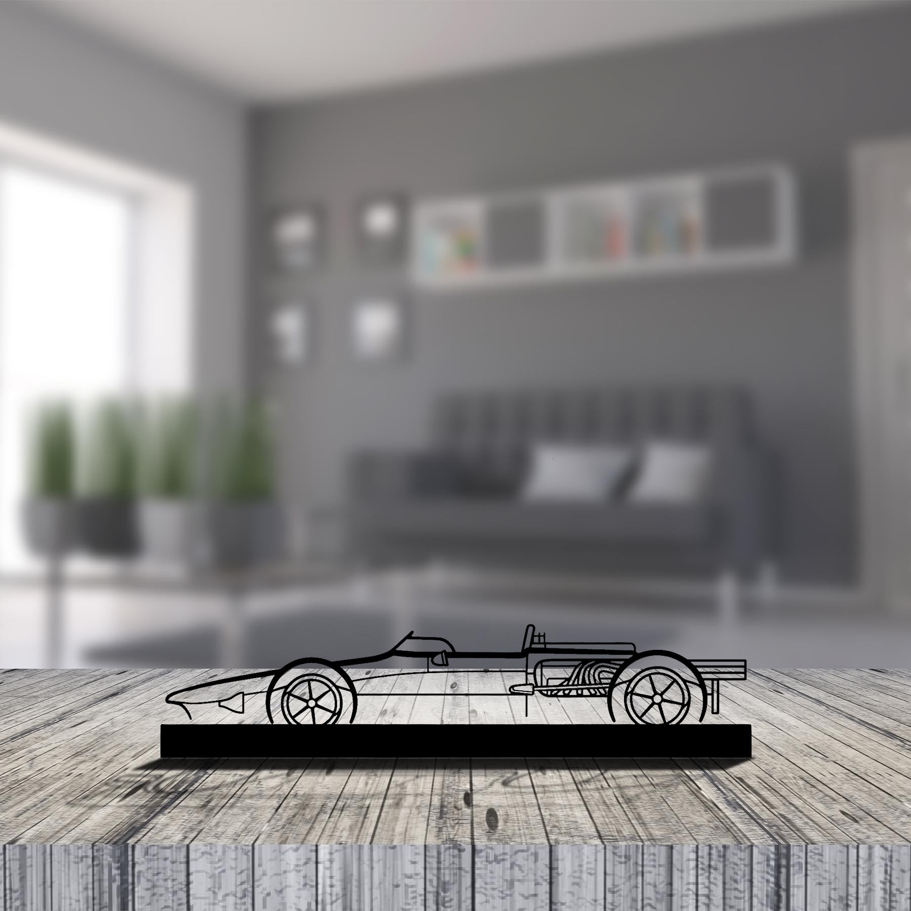 Gurney Eagle 1967 Silhouette Metal Art Stand