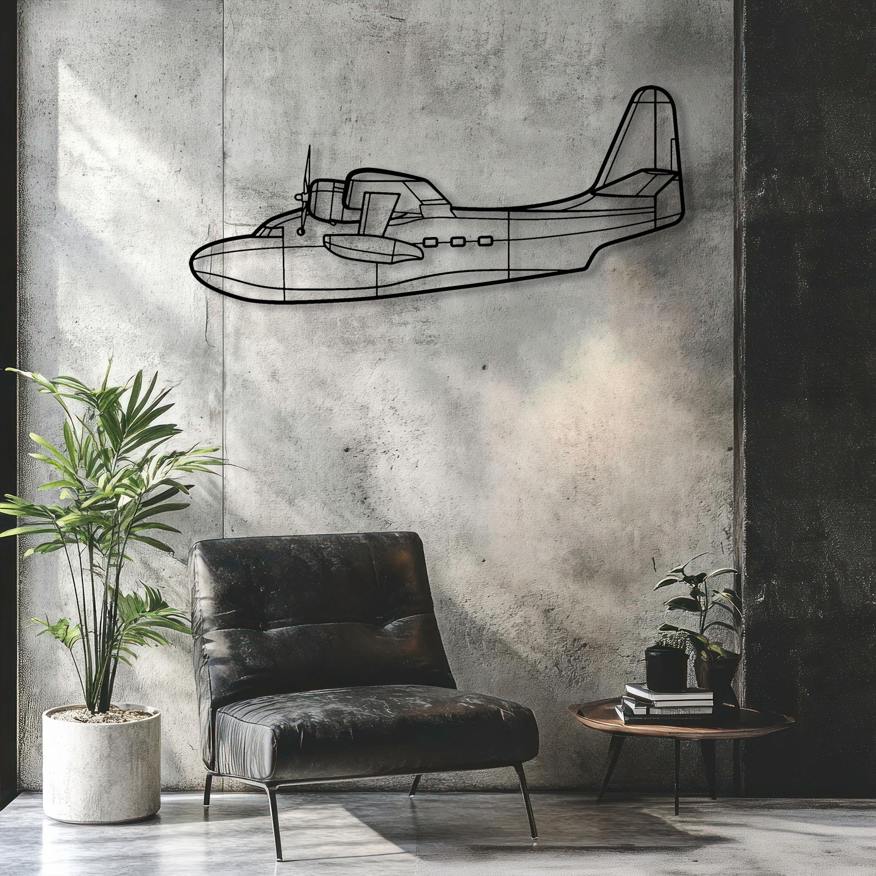 HU-16B Albatross Metal Aircraft Wall Art - NCP0230