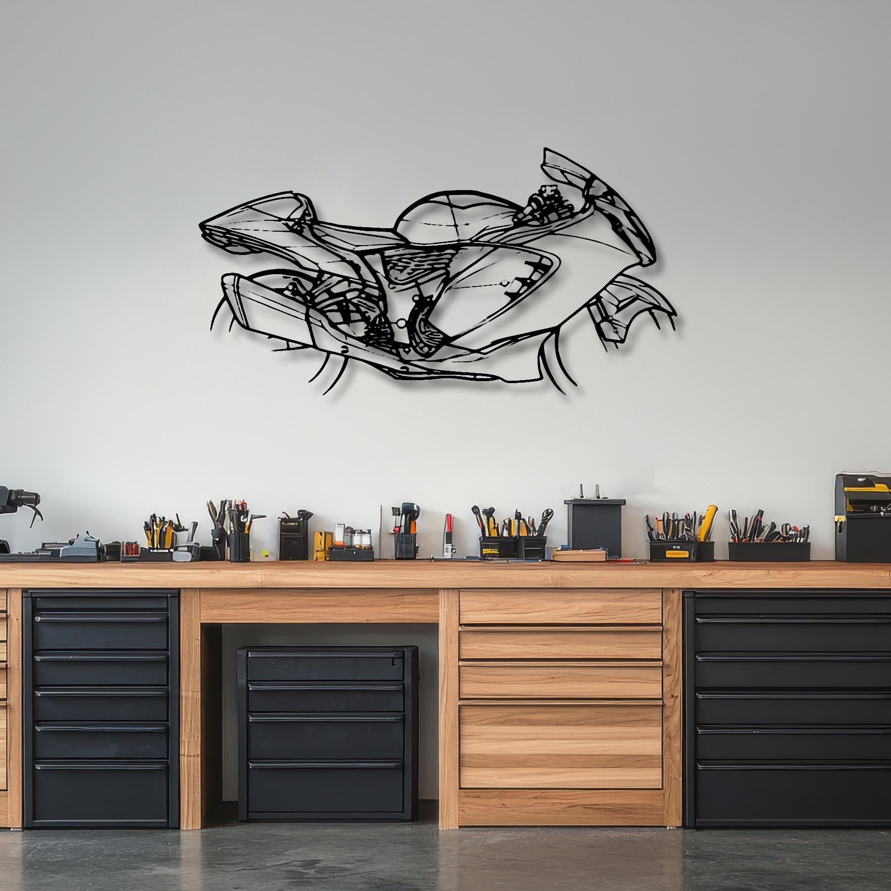Hayabusa 2023 Silhouette Metal Wall Art