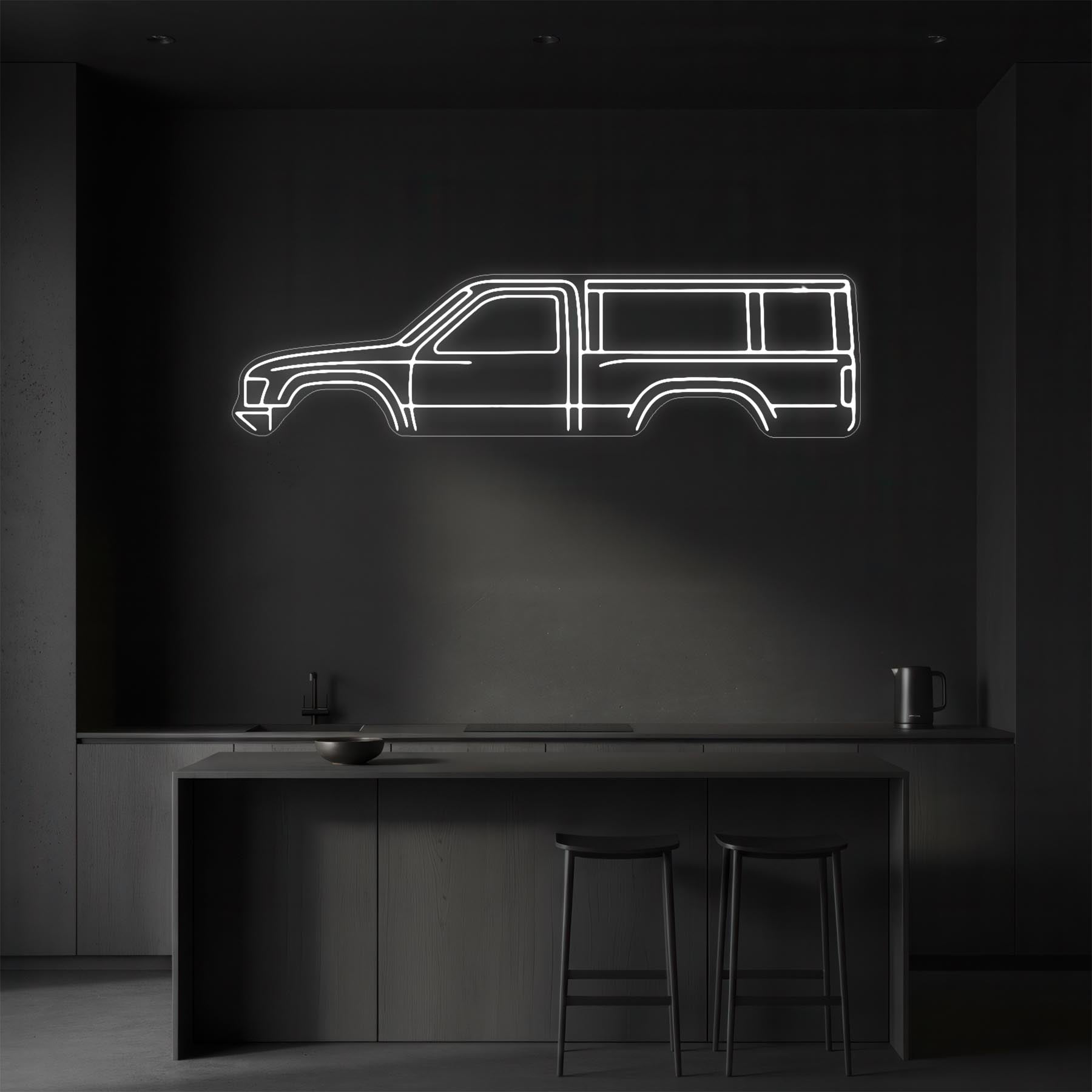 Hilux 1990 Neon Silhouette
