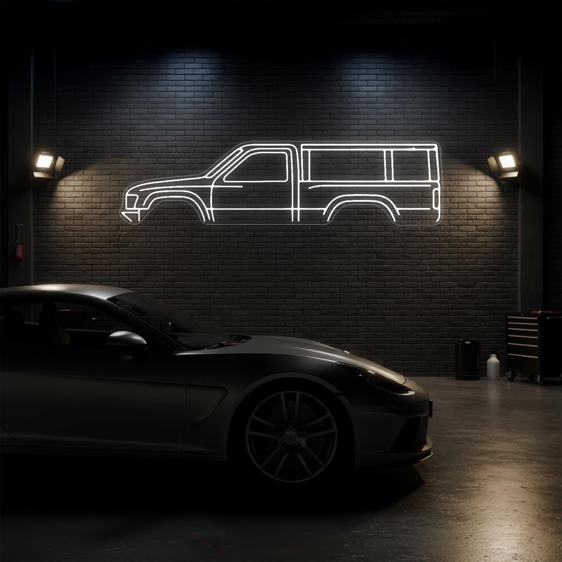 Hilux 1990 Neon Silhouette
