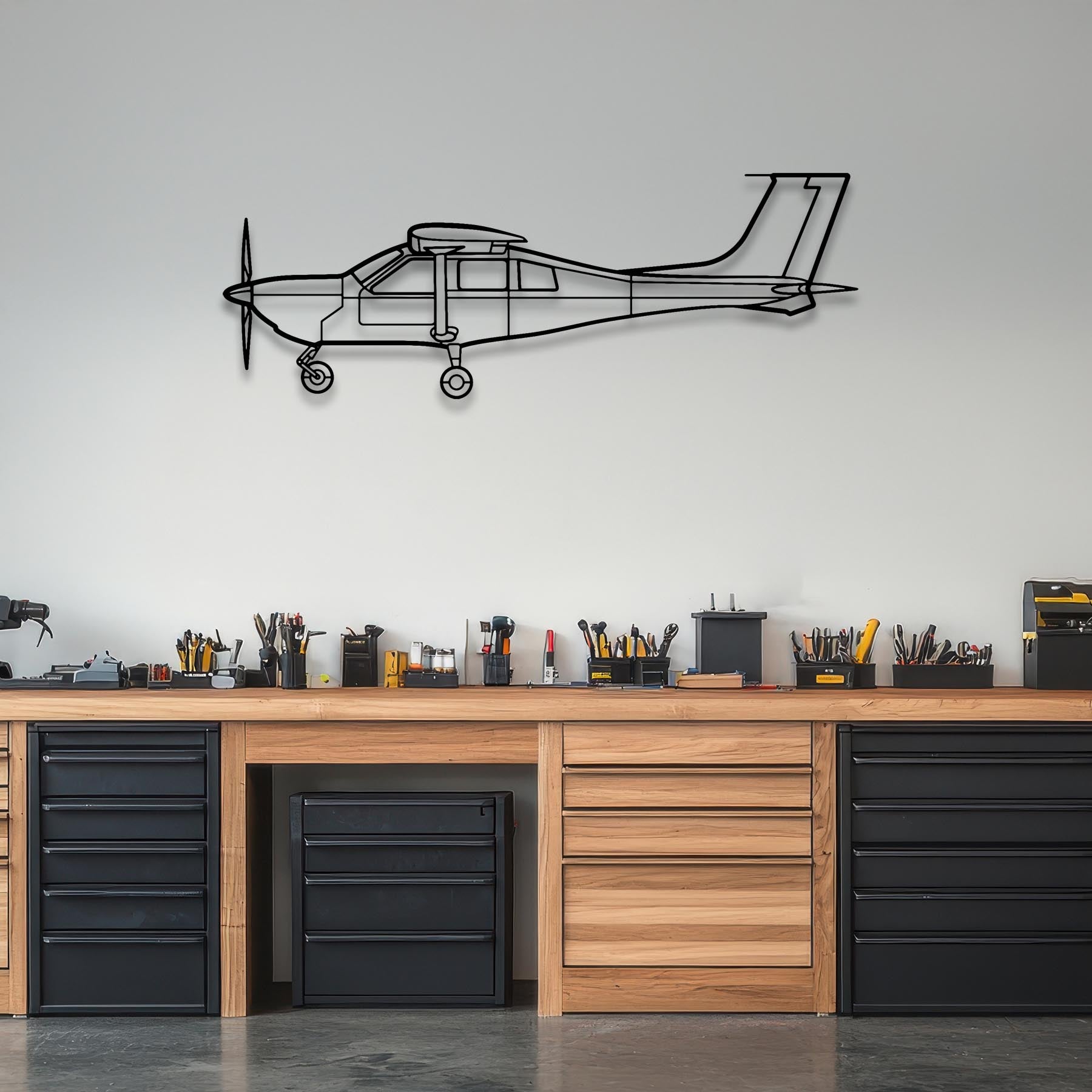 J500 Metal Aircraft Wall Art - NCP0331