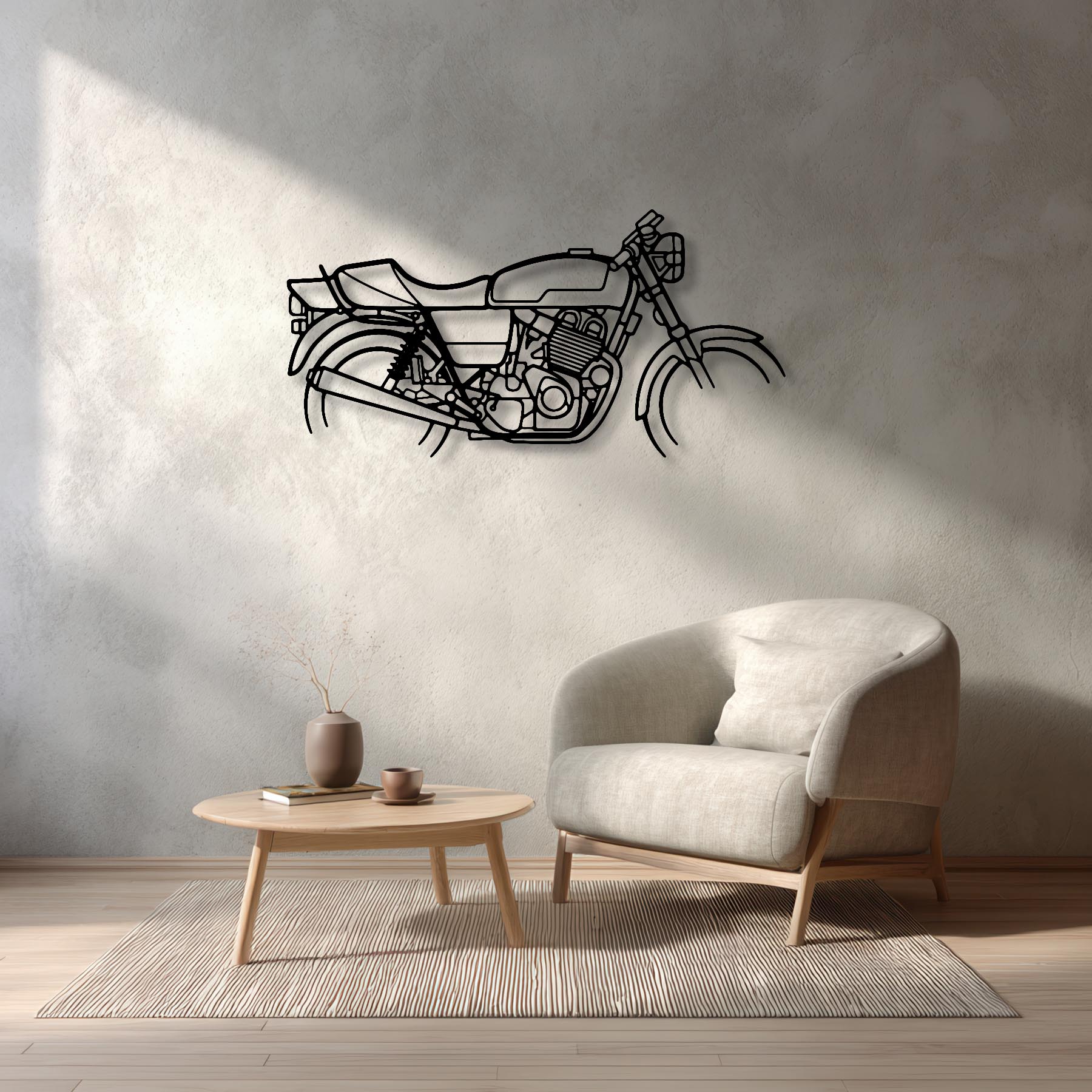 Jota 1000 1979 Silhouette Metal Wall Art