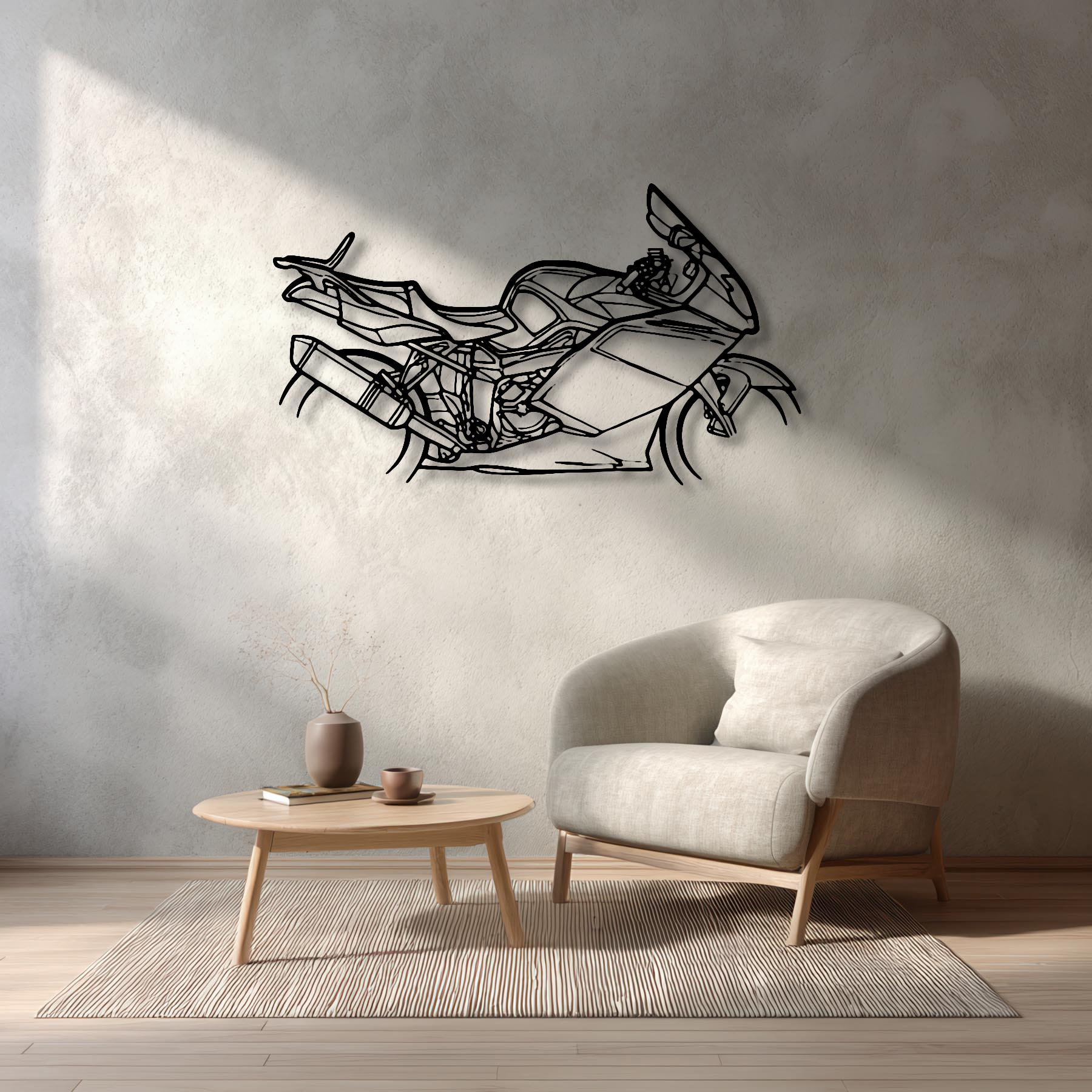 K1200S 2007 Silhouette Metal Wall Art