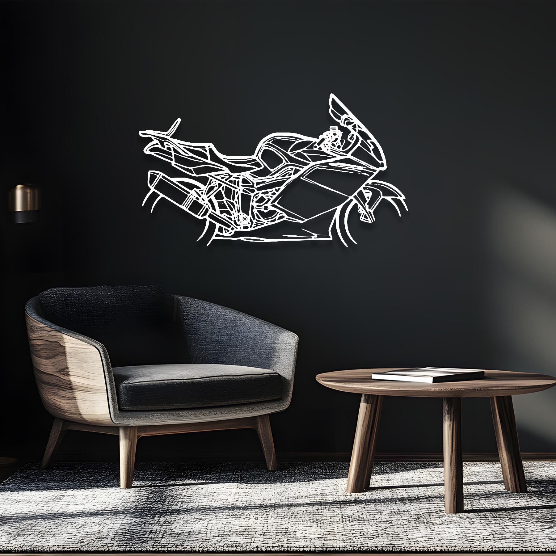 K1200S 2007 Silhouette Metal Wall Art
